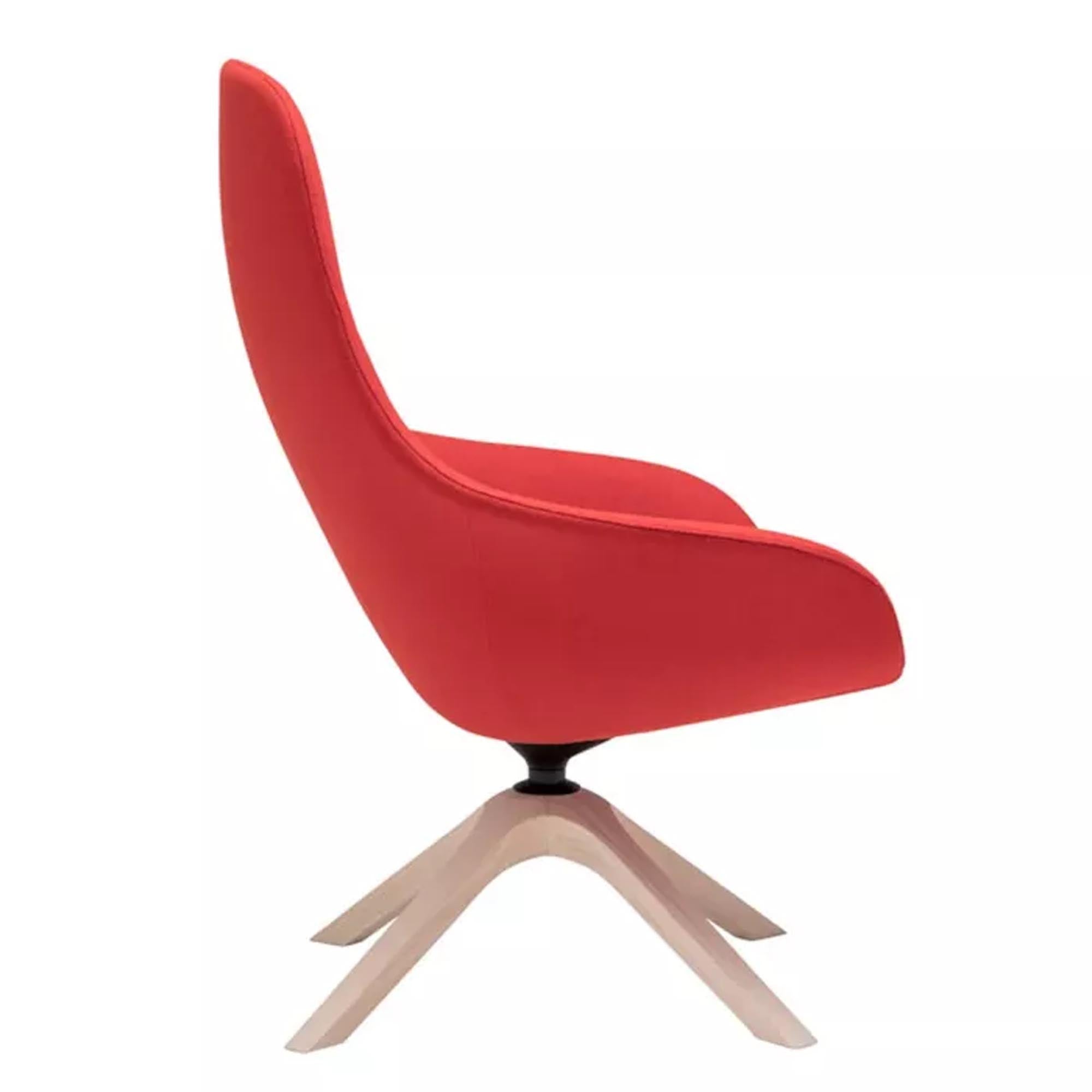 Eleganter Next Lounge High Sessel, drehbar, von Andreu World.