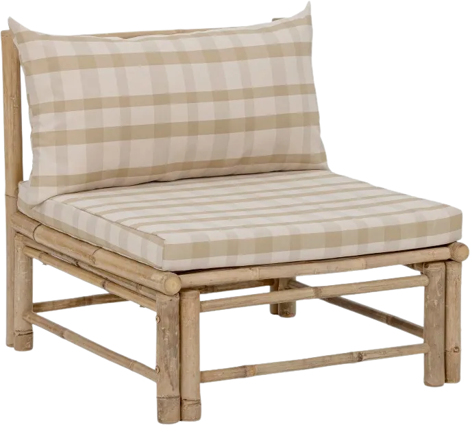 Korfu Modul-Sessel: Nachhaltiger Bambus für moderne Outdoor-Oasen.