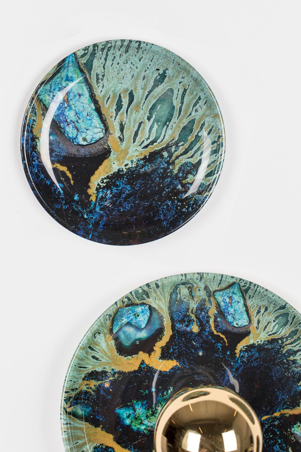 Einzigartige sechseckige Wandleuchten im 4er-Set von Bold Monkey.