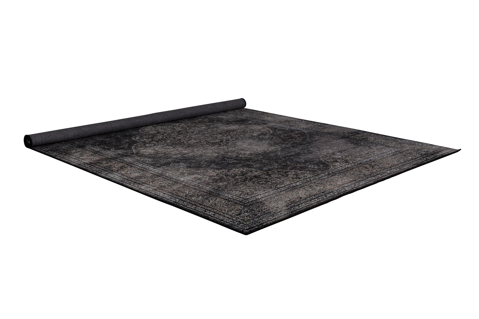 Der Rugged Teppich von Dutchbone besticht durch seinen Vintage-Look und hochwertige Verarbeitung für stilvolle Räume.