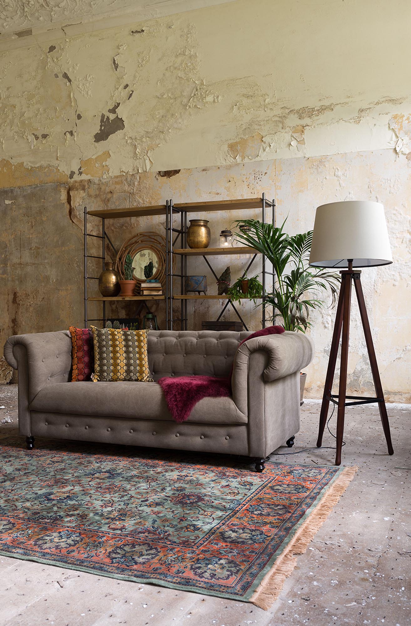 Entdecken Sie den Teppich BID von Dutchbone – ein stilvolles Accessoire, das jedem Raum Wärme und Charakter verleiht.