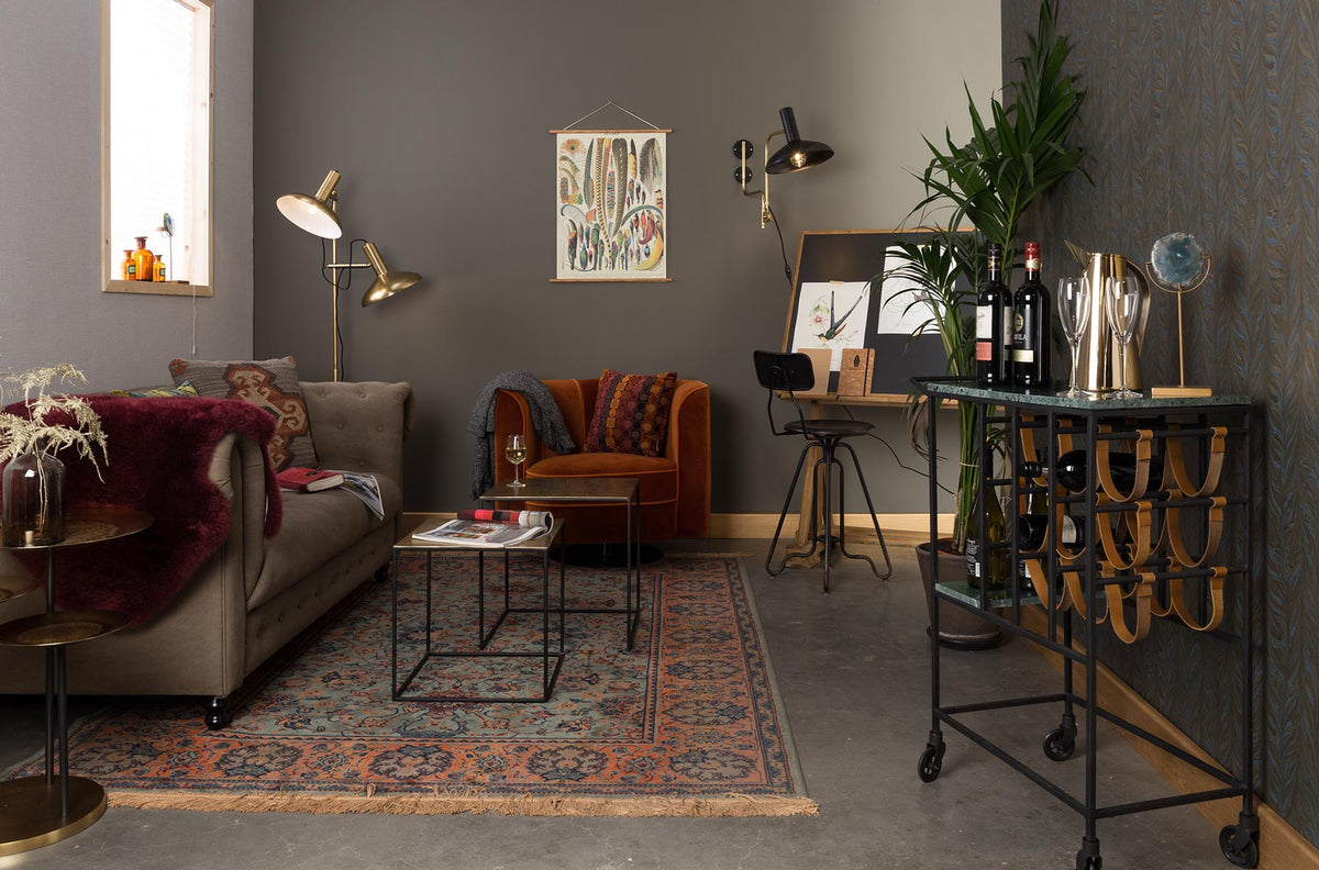 Teppich BID in Grün präsentiert im Onlineshop von KAQTU Design AG. Teppich ist von Dutchbone