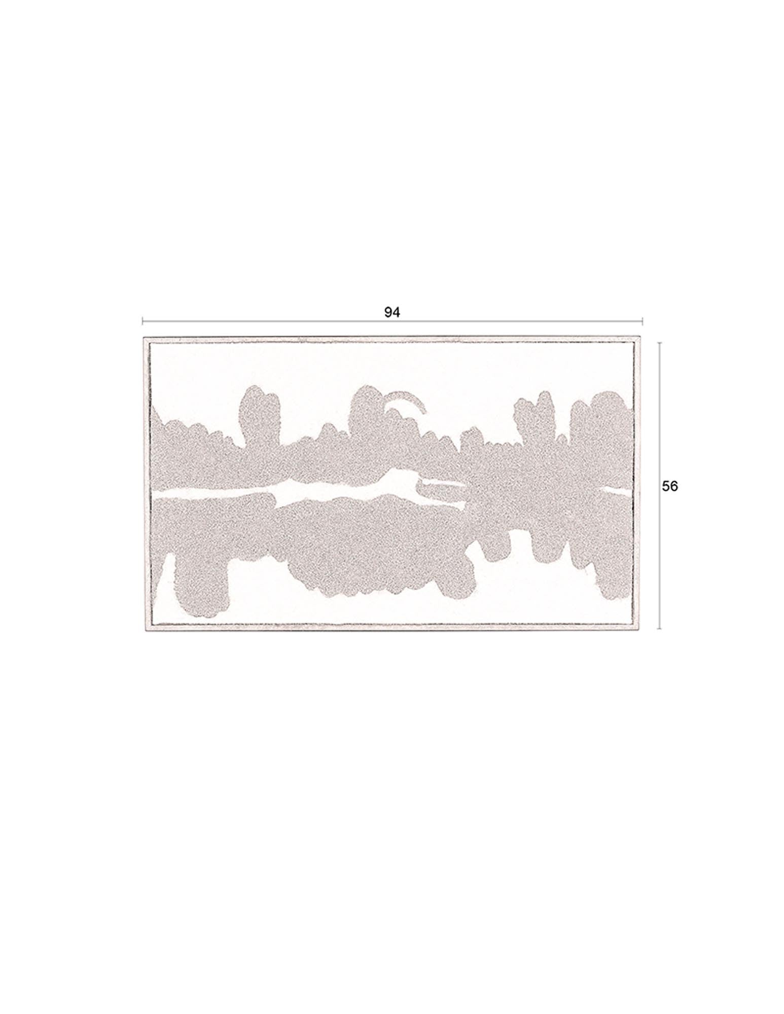 Wandkunst Samudra von Dutchbone: Exquisites Design aus Mangoholz und Wollfilz, ideal für moderne und skandinavische Wohnräume.