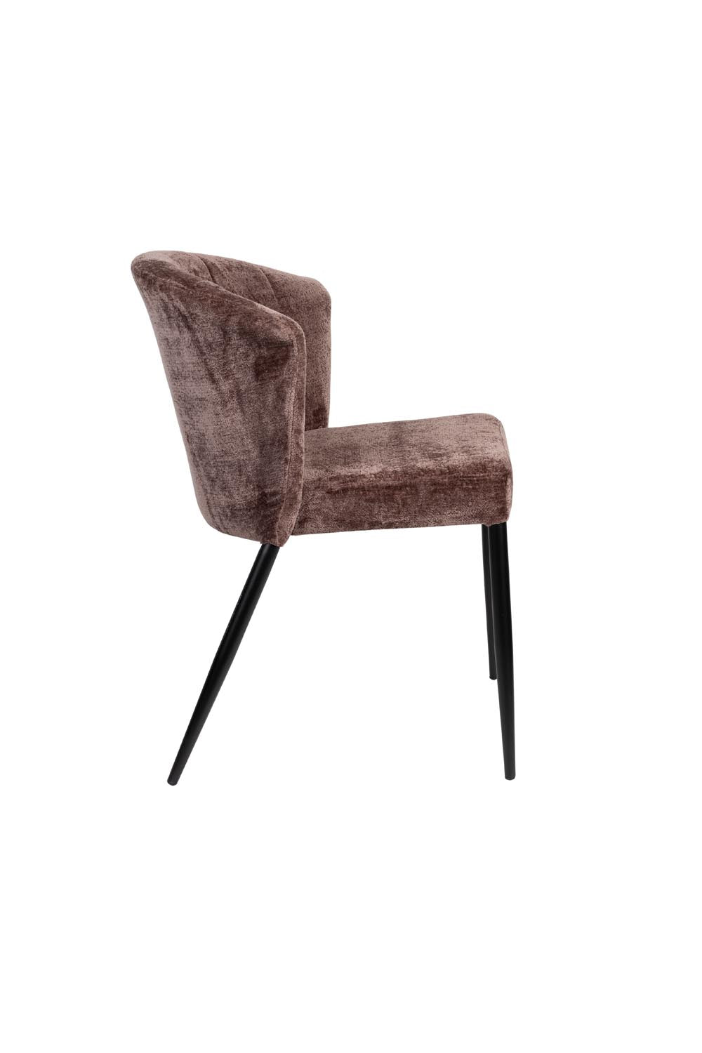 Eleganter Stuhl Georgia in Lila: Komfort trifft auf modernes Design.