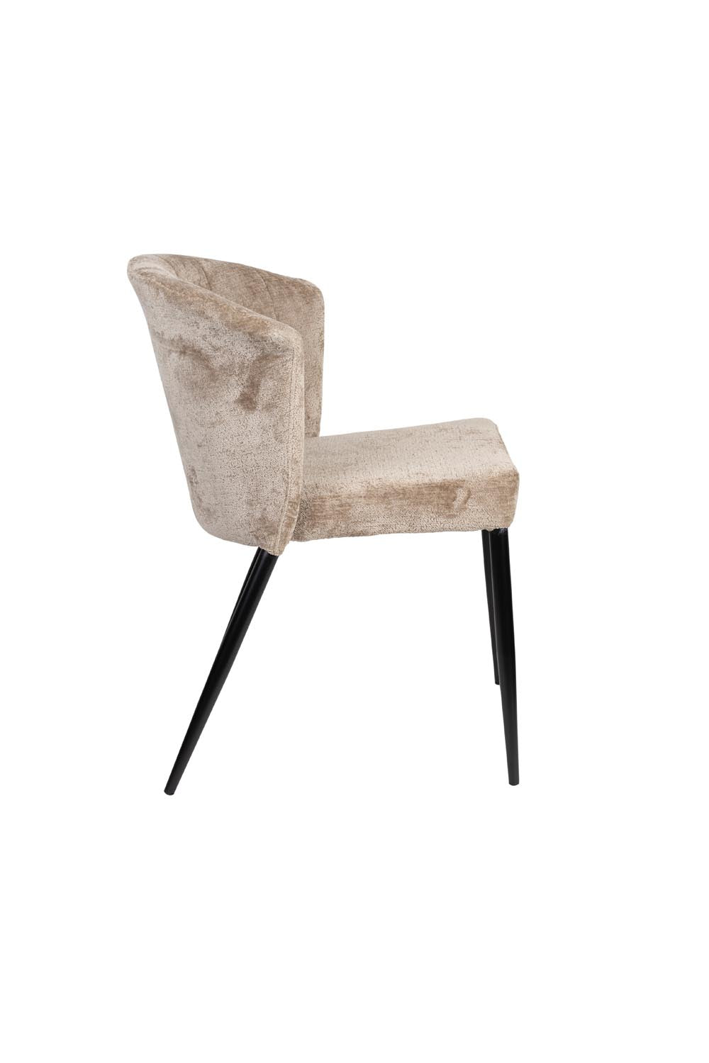 Komfortabler Dutchbone Stuhl Georgia in Beige für stilvolle Räume.