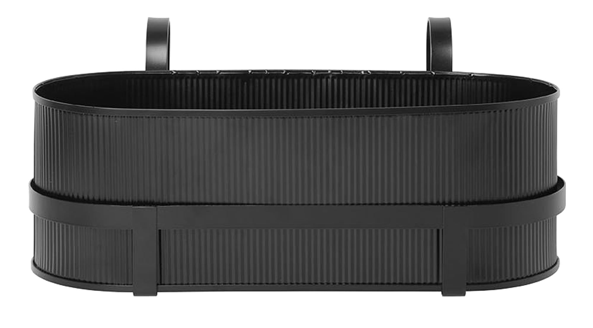 Moderner Ferm Living Balkonkasten aus hochwertigem Metall.