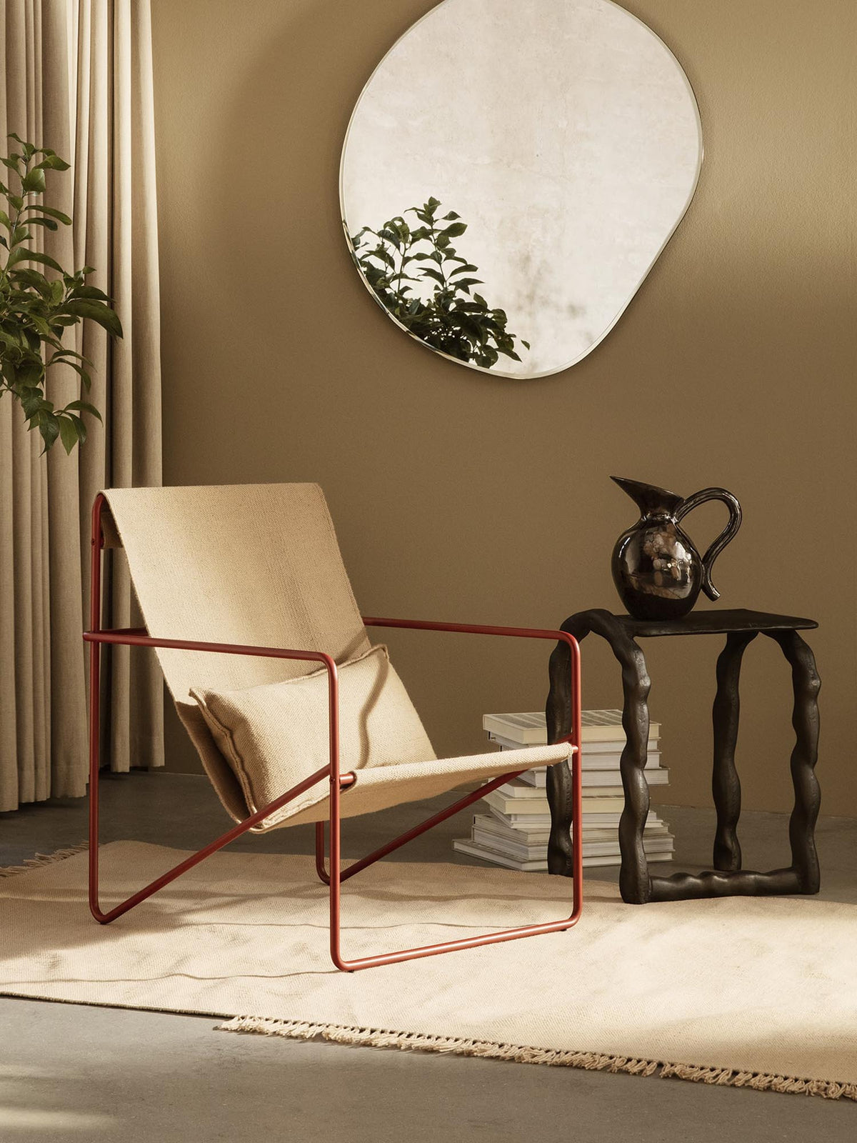 Desert Kissen in Sand präsentiert im Onlineshop von KAQTU Design AG. Gartenkissen ist von Ferm Living