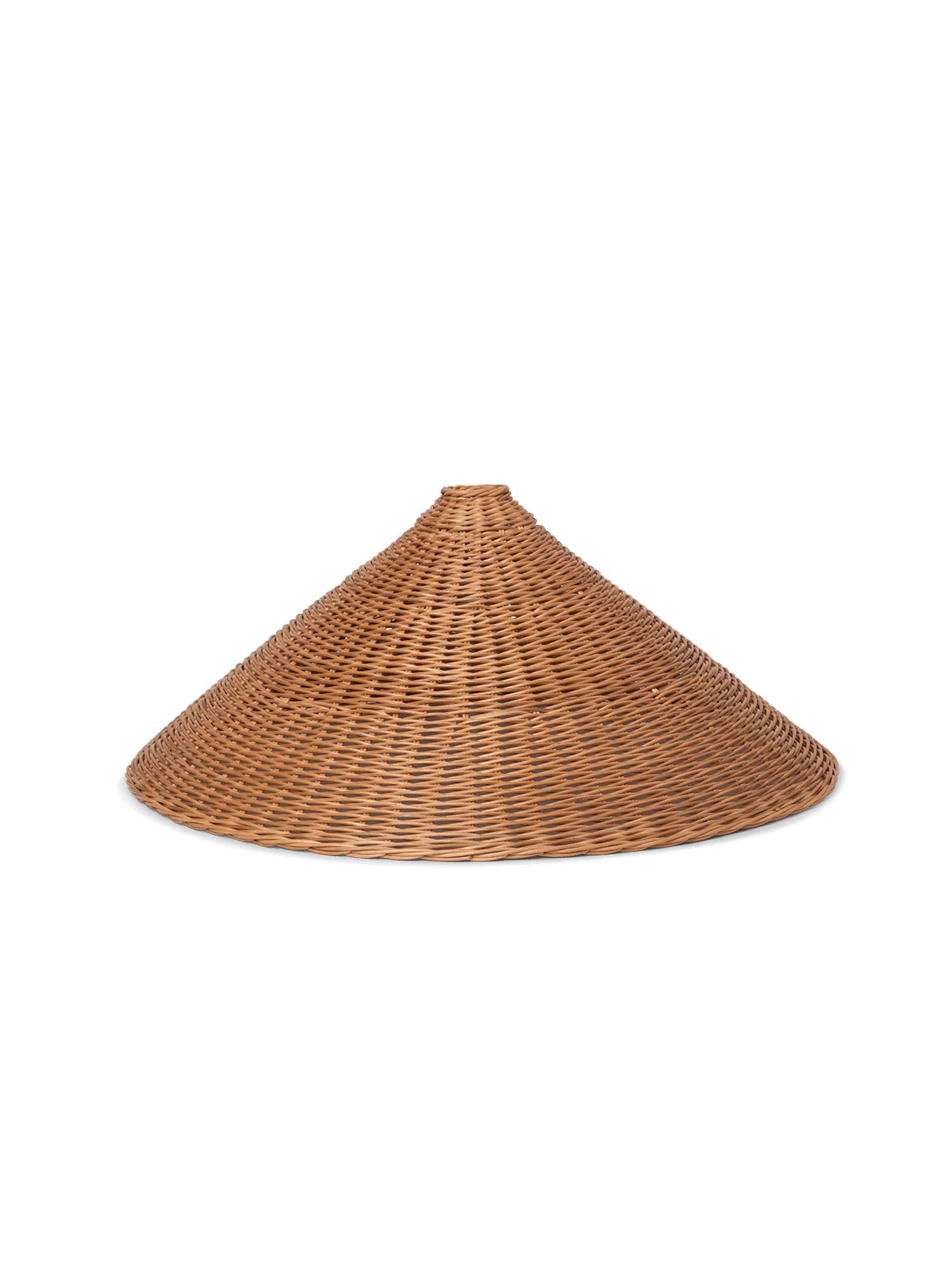 Der Dou Lampenschirm von Ferm Living vereint modernes Design mit natürlichem Rattan. Perfekt für eine warme, einladende Atmosphäre in Ihrem Zuhause.