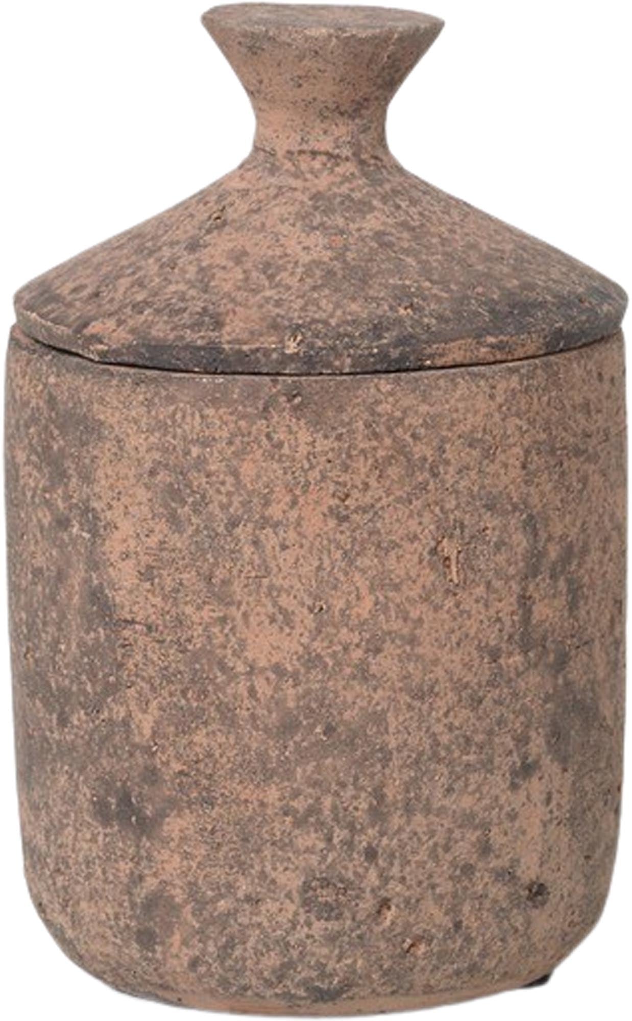 Ura Duftkerze von Ferm Living: Eleganz in Terrakotta gehüllt.