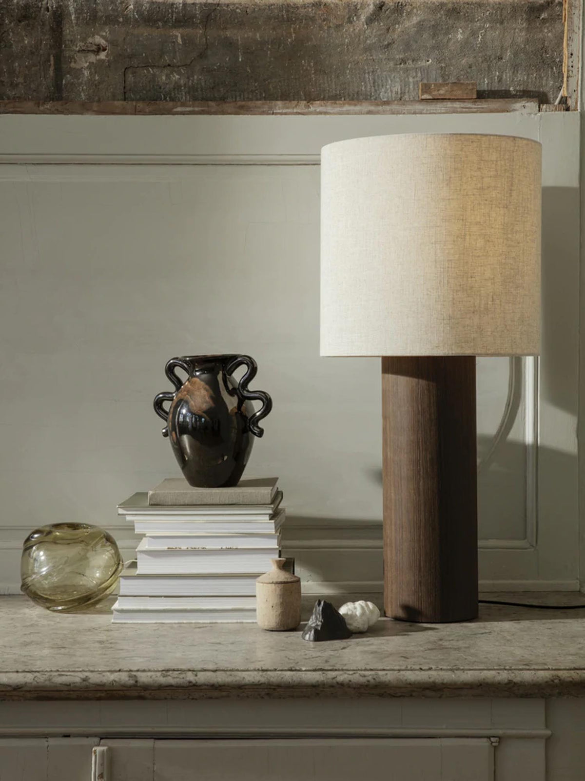 Eclipse Lampenschirm Gross in Natur präsentiert im Onlineshop von KAQTU Design AG. Lampenschirm ist von Ferm Living