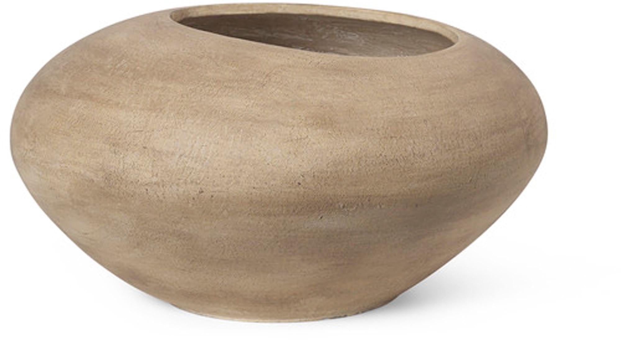 Eleganter Dodu Topf Tief von Ferm Living für zeitlose Pflanzendeko.