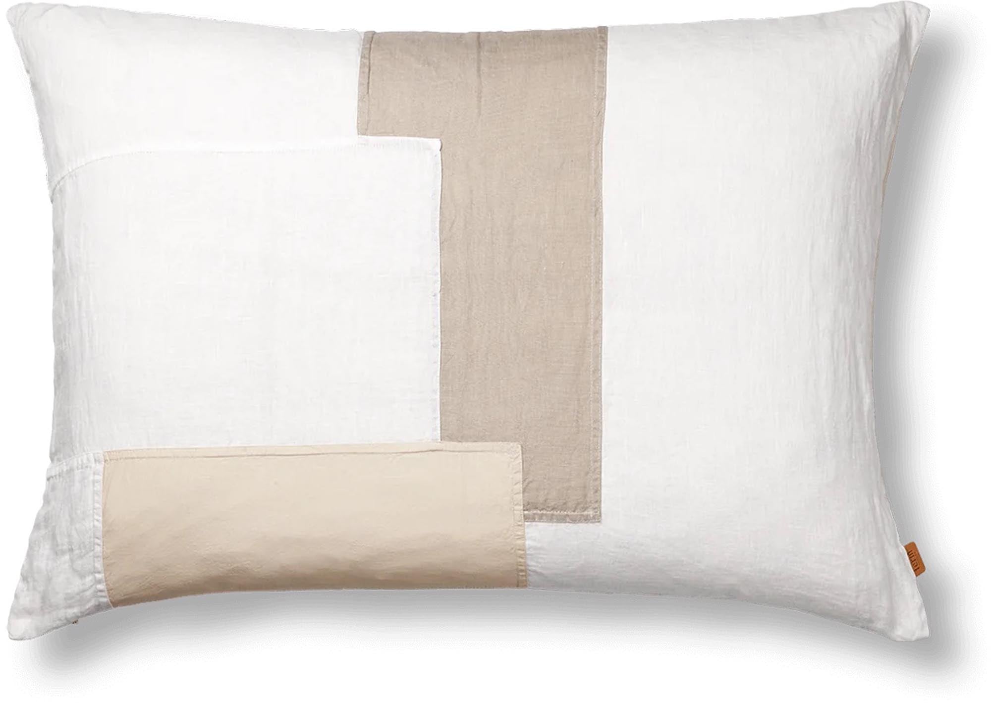 Entdecken Sie den stilvollen Kissenbezug Gross von Ferm Living – ein modernes Accessoire, das jedem Raum eine gemütliche Note verleiht.