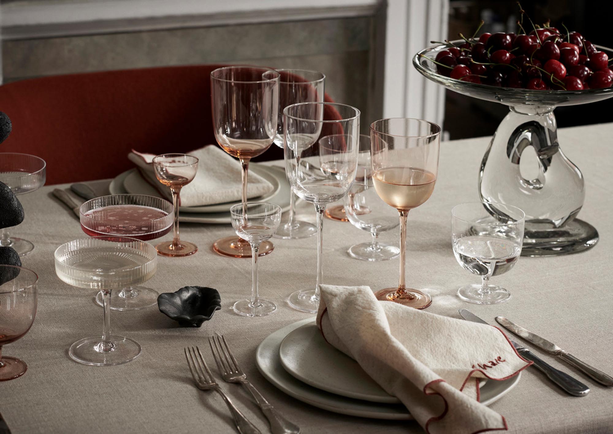 Stilvolle Host Liqueur Gläser im 4er Set von Ferm Living.