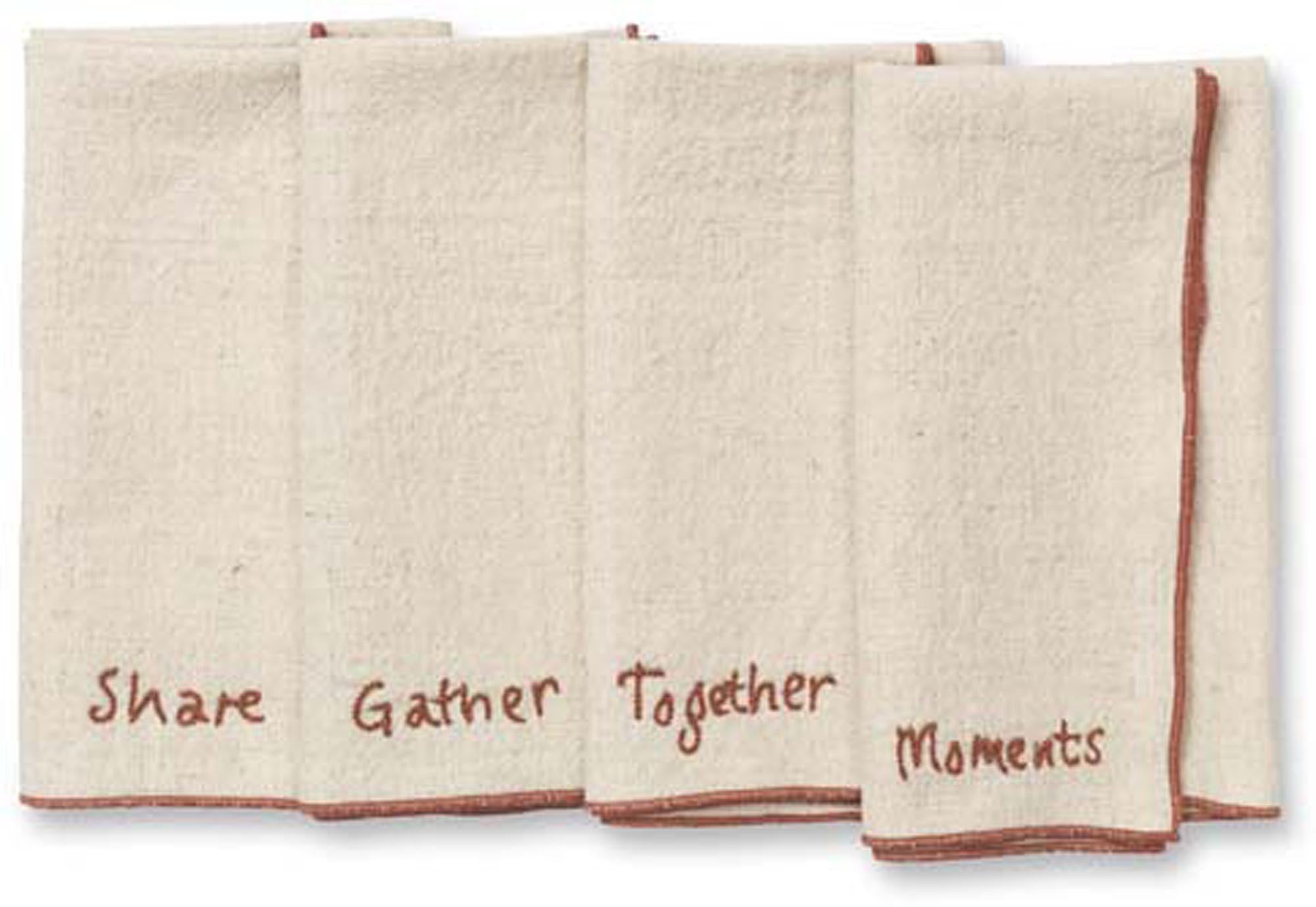 Entdecke die stilvollen Occasion Servietten im 4er Set von Ferm Living. Hochwertige Baumwolle und Leinen, perfekte Tischdekoration für unvergessliche Momente.