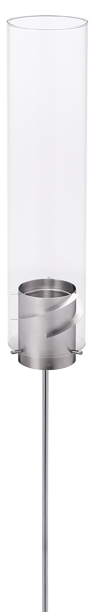 SPIN Fackel: Flexibel einsetzbare Gartenfackel mit 4-teiligem Erdspiess, ideal für jede Party.