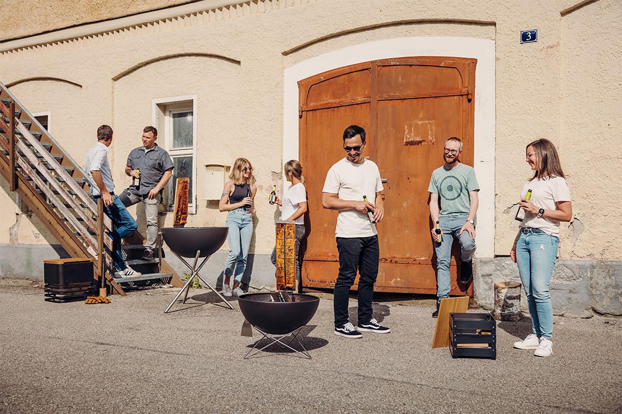 Geniessen Sie authentischen Flammlachs mit dem Höfats Grillbrett.