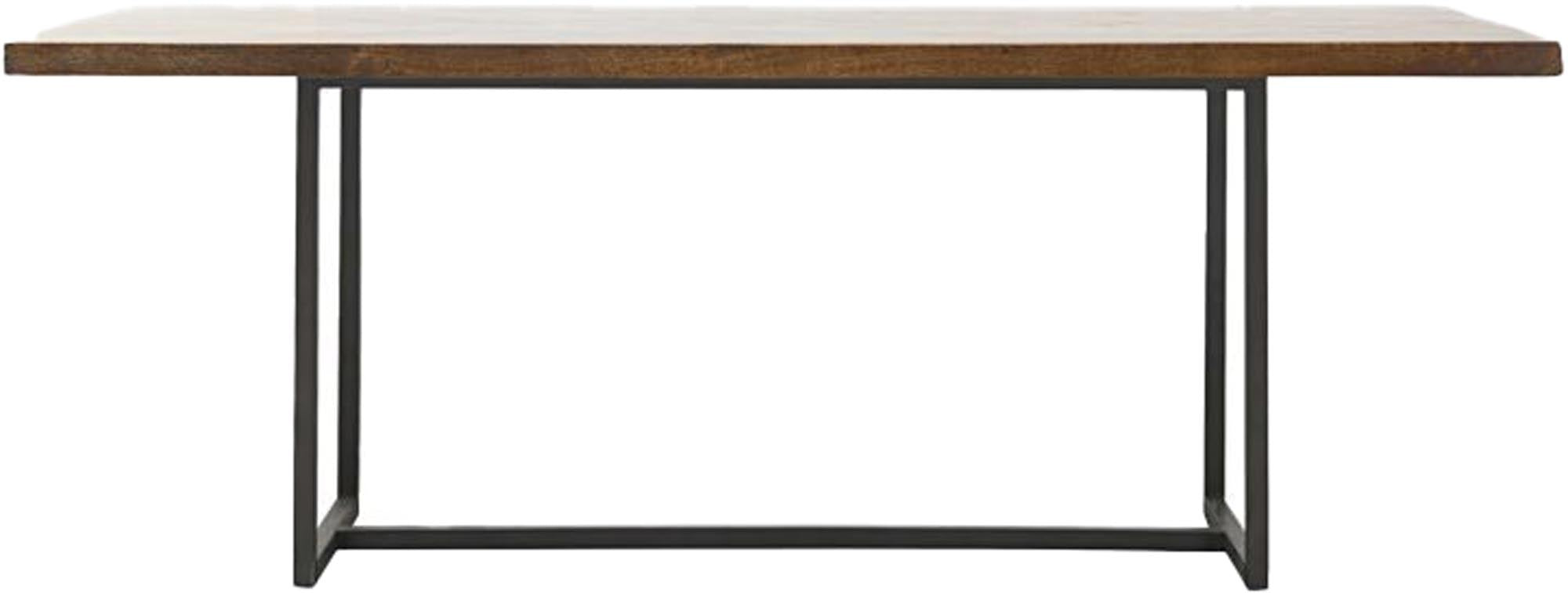 Entdecken Sie den Esstisch Kant von House Doctor: 240 cm aus hochwertigem Mangoholz und Metall, ideal für gesellige Momente und stilvolle Essbereiche.