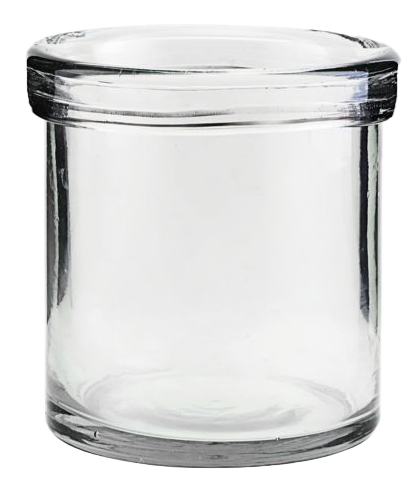 Elegante Glasvase Reem von House Doctor, 10 cm, ideal für Kräuter und Sukkulenten, passt in jede Einrichtung.