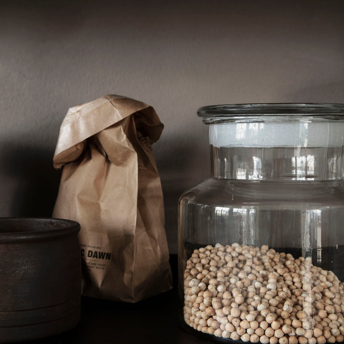 Aufbewahrung mit Deckel, Farma in Klar präsentiert im Onlineshop von KAQTU Design AG. Aufbewahrungsbehälter ist von House Doctor