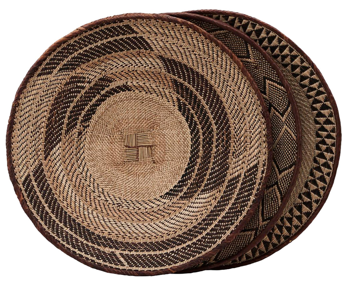 Korb, Tonga, Deko in Braun/Schwarz präsentiert im Onlineshop von KAQTU Design AG. Aufbewährungskörbe ist von House Doctor