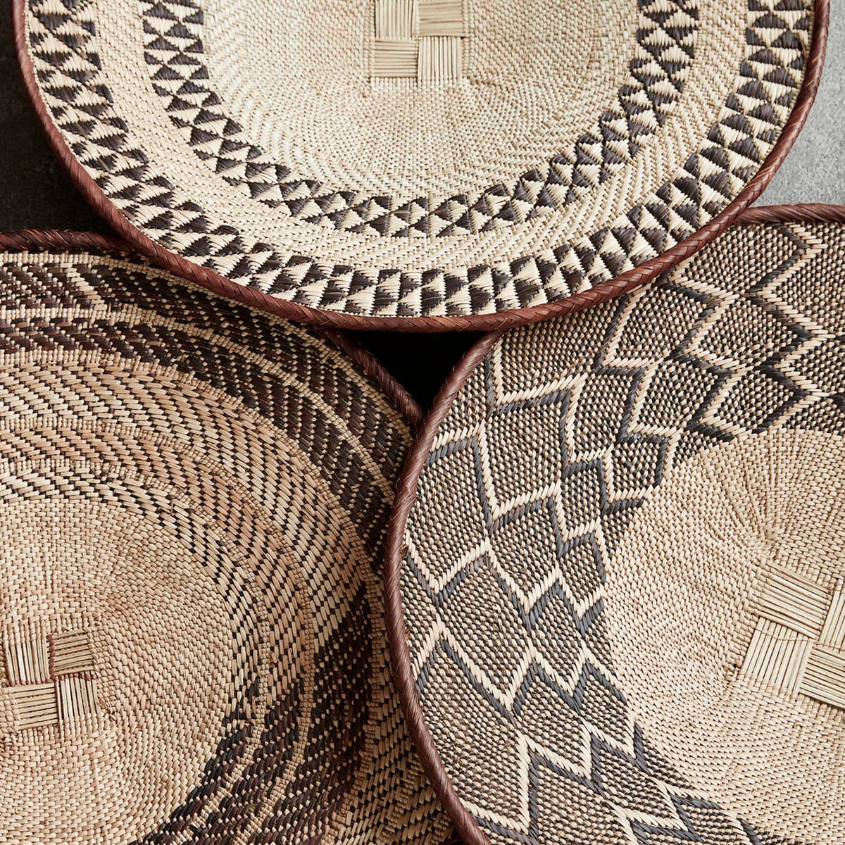 Korb, Tonga, Deko in Braun/Schwarz präsentiert im Onlineshop von KAQTU Design AG. Aufbewährungskörbe ist von House Doctor