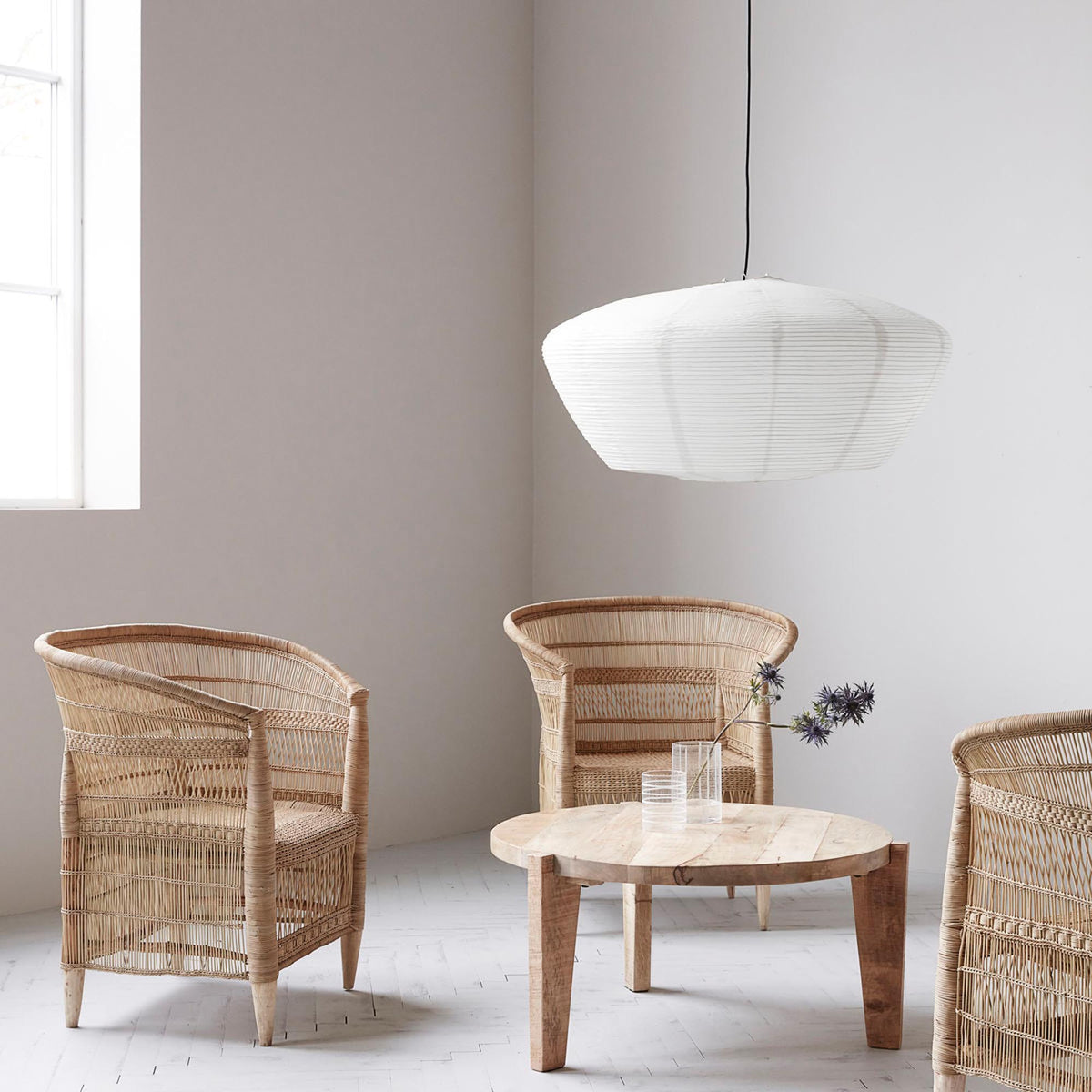 Lampenschirm, Bidar in Weiss präsentiert im Onlineshop von KAQTU Design AG. Lampenschirm ist von House Doctor