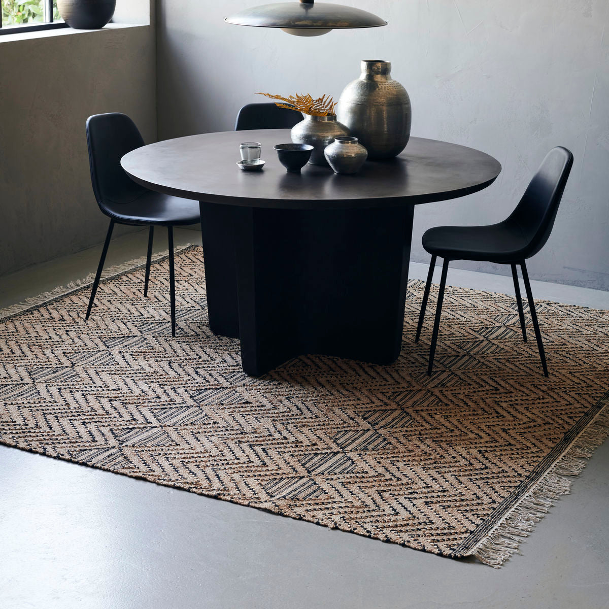 Teppich, Ranjar in Natur präsentiert im Onlineshop von KAQTU Design AG. Teppich ist von House Doctor