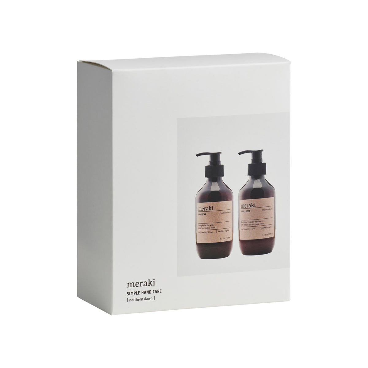 Geschenkbox, Northern dawn, Simple hand care, Weiss in Weiß präsentiert im Onlineshop von KAQTU Design AG. Körperpflege ist von Meraki