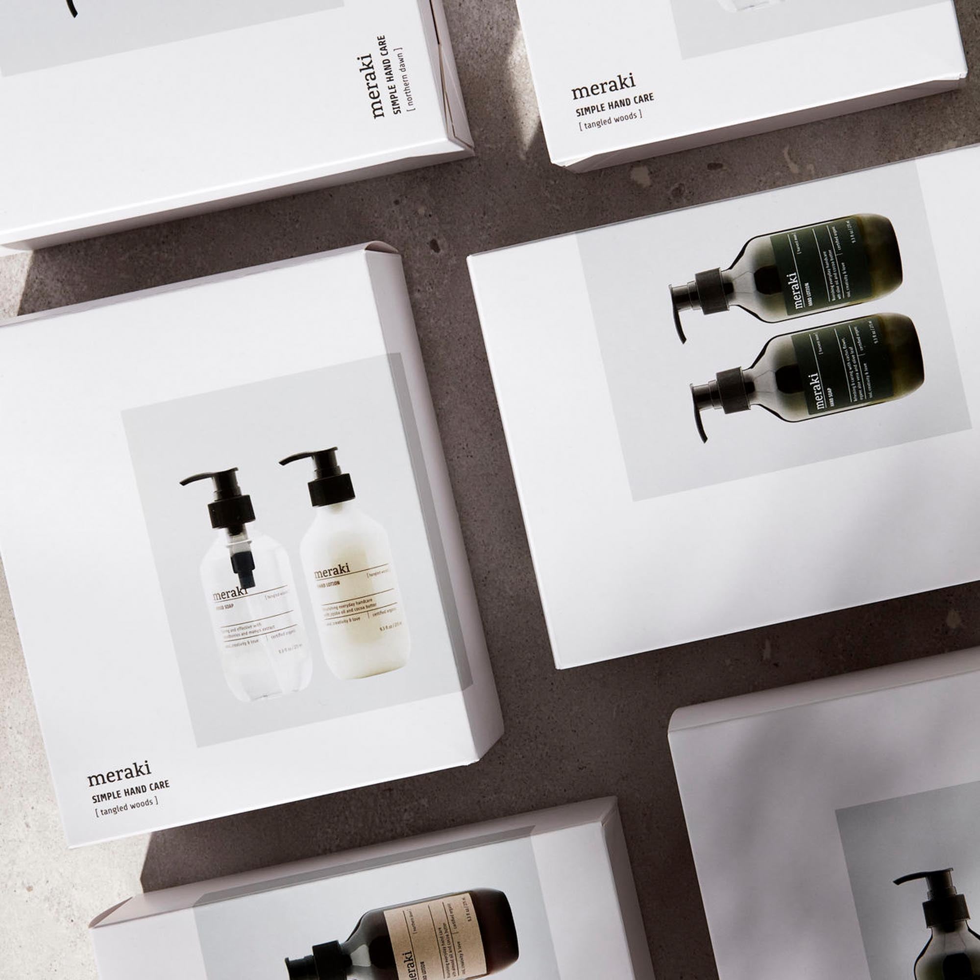 Luxuriöse Handpflege-Geschenkbox "Northern Dawn" von Meraki.