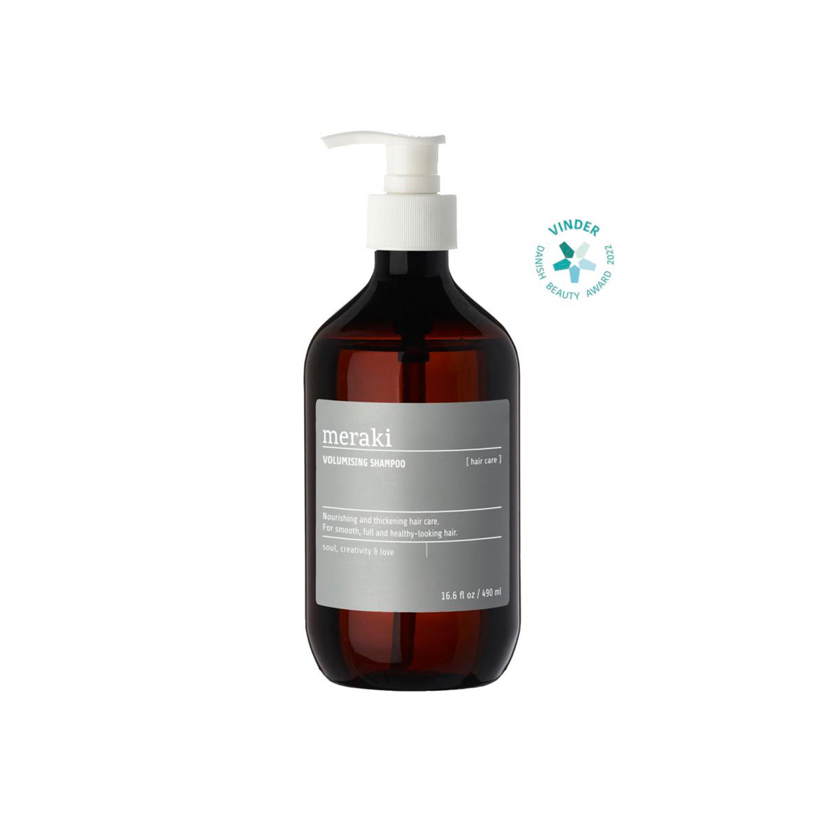 Volumising shampoo in Braun präsentiert im Onlineshop von KAQTU Design AG. Duschmittel + Shampoo ist von Meraki