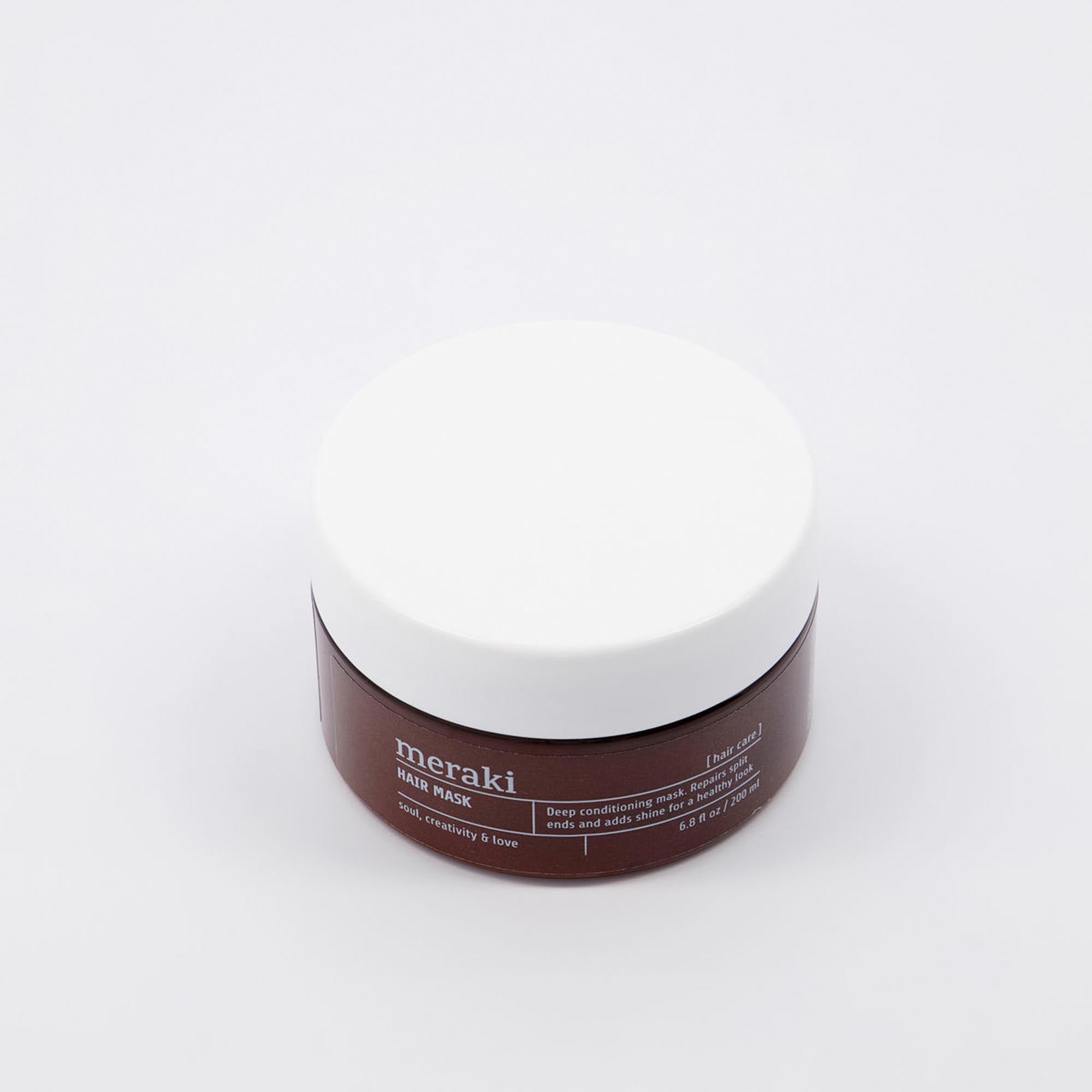 Meraki Hair Mask: Revitalisierende Pflege für seidigen Glanz.