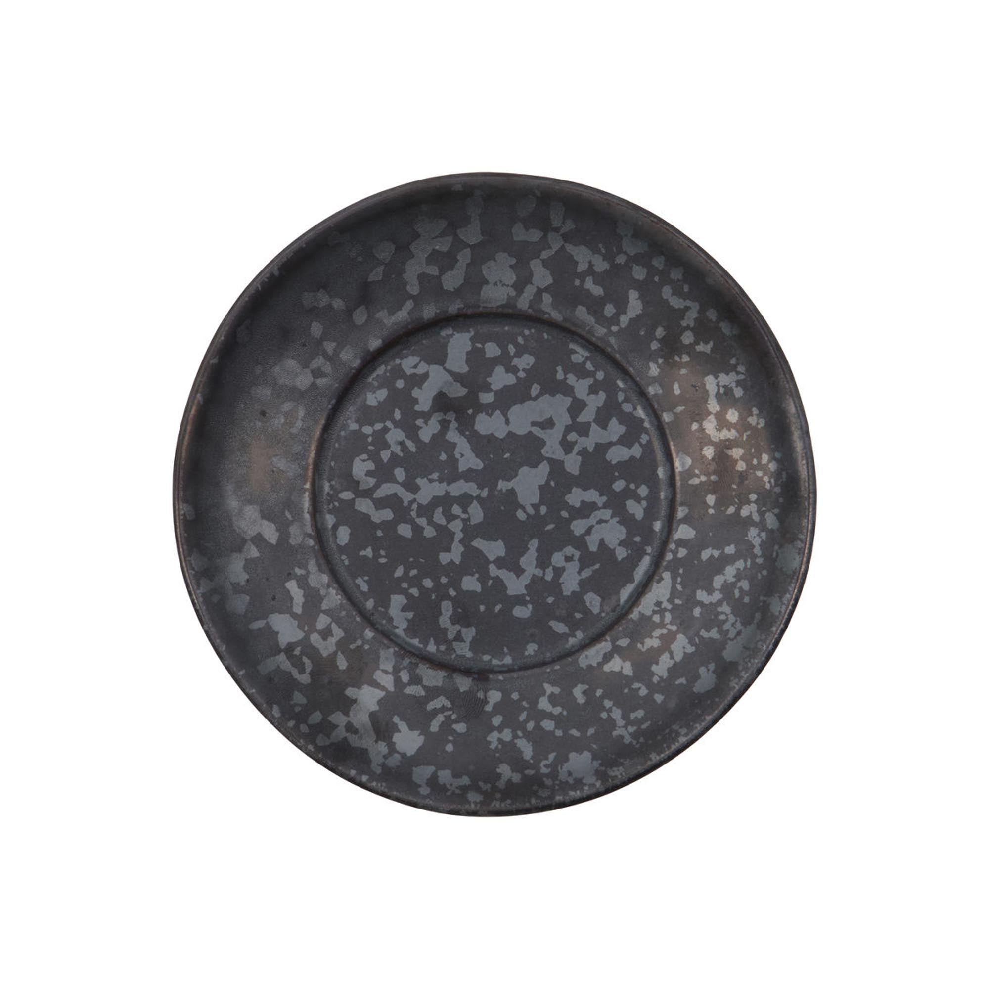 Stilvolle Kaffeetasse mit Untertasse, House Doctor, Schwarz/Braun.