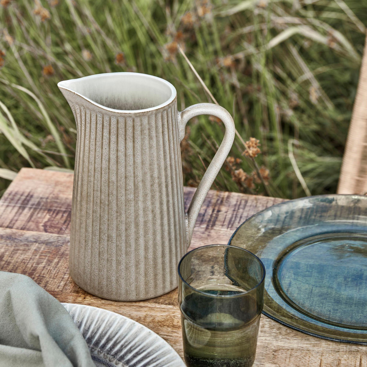 Schüssel, HDPleat, Grau/braun in Grau/braun präsentiert im Onlineshop von KAQTU Design AG. Schalen ist von House Doctor