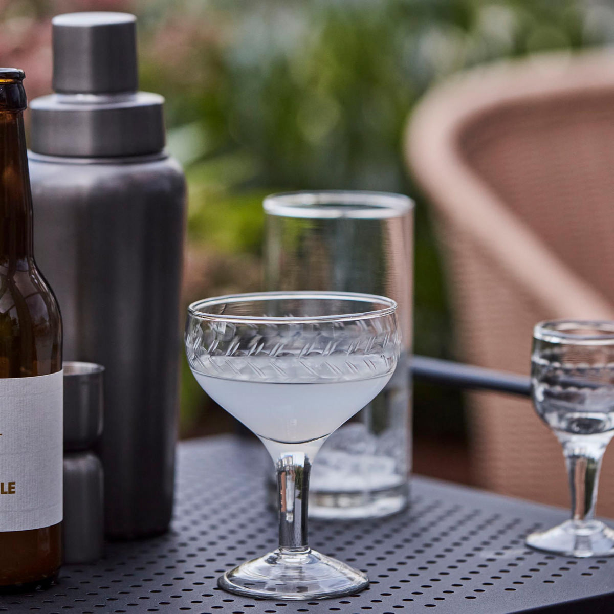 Cocktailglas, HDVintage, Klar in Klar präsentiert im Onlineshop von KAQTU Design AG. Cocktailgläser ist von House Doctor