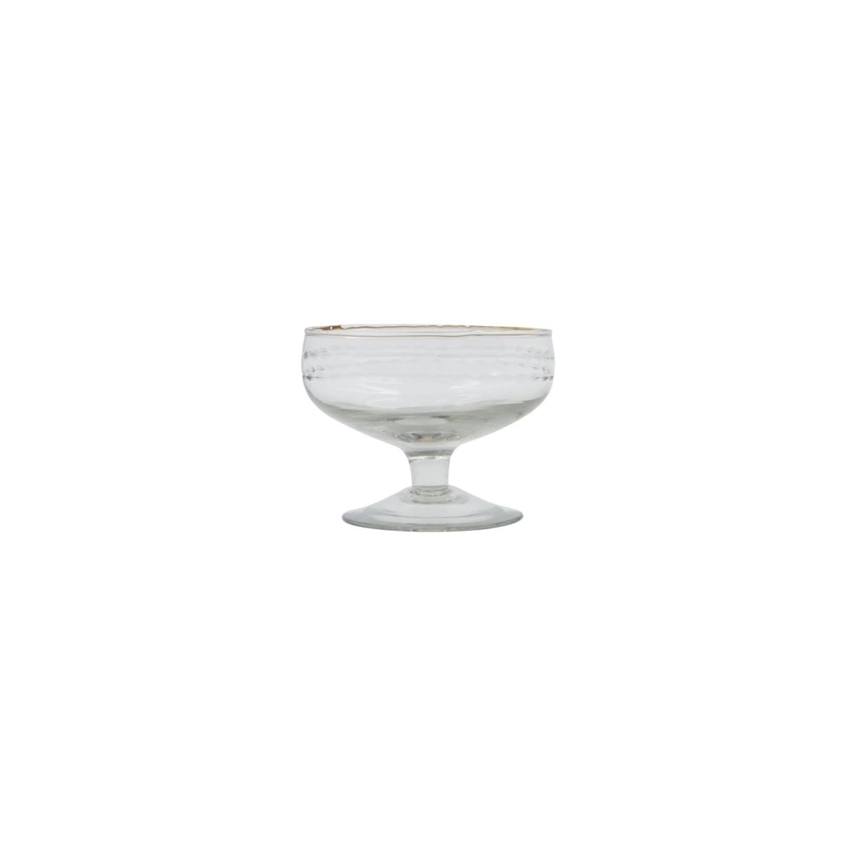 Dessertschale, HDVintage, Klar in Klar präsentiert im Onlineshop von KAQTU Design AG. Schale ist von House Doctor