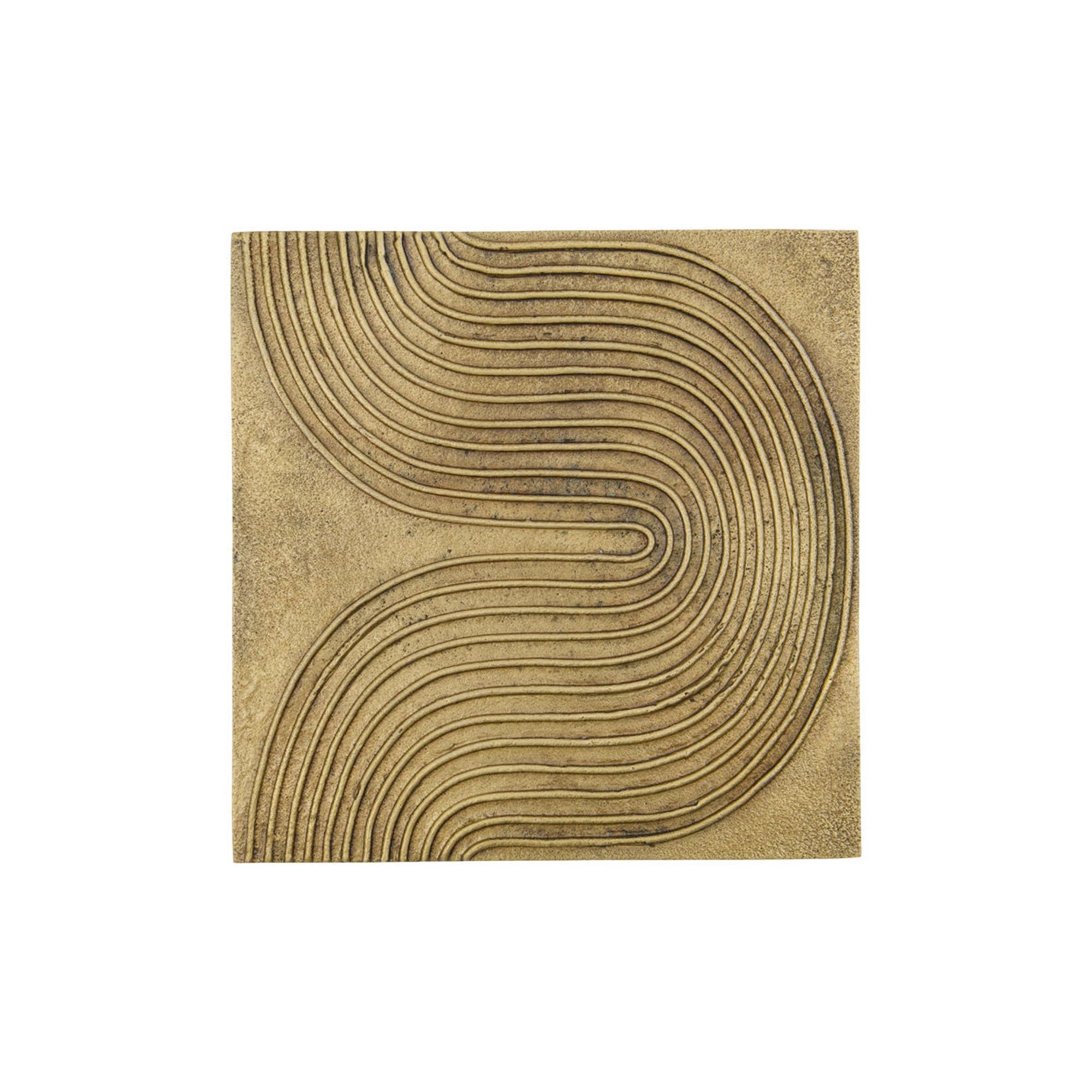 Luxuriöses Wandobjekt in Antik-Gold von House Doctor, kunstvoll gestaltet.