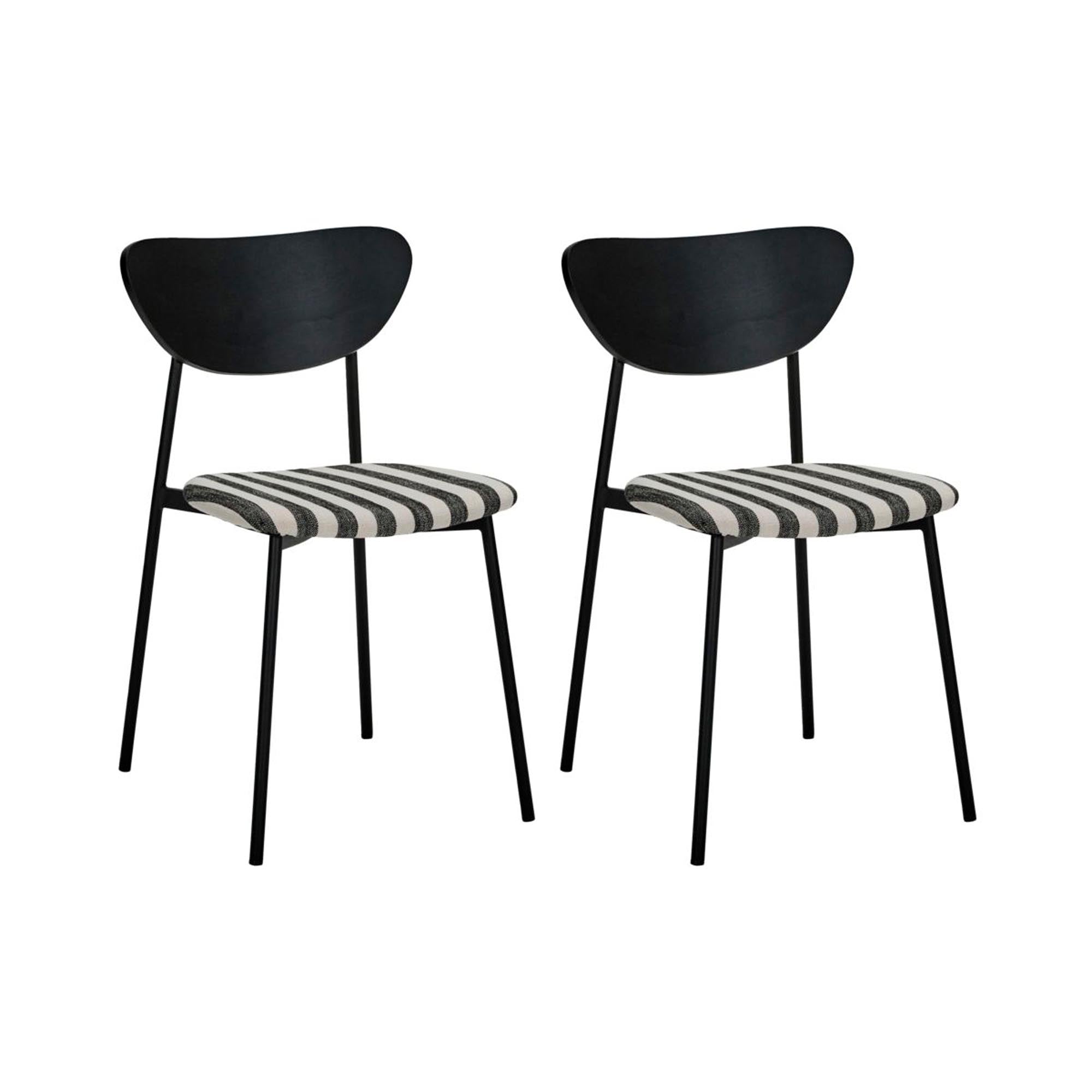 Elegante Chairs, HDMust in Schwarz/Off-Weiss von House Doctor: Stilvolles Design, hochwertige Materialien, ergonomischer Komfort.