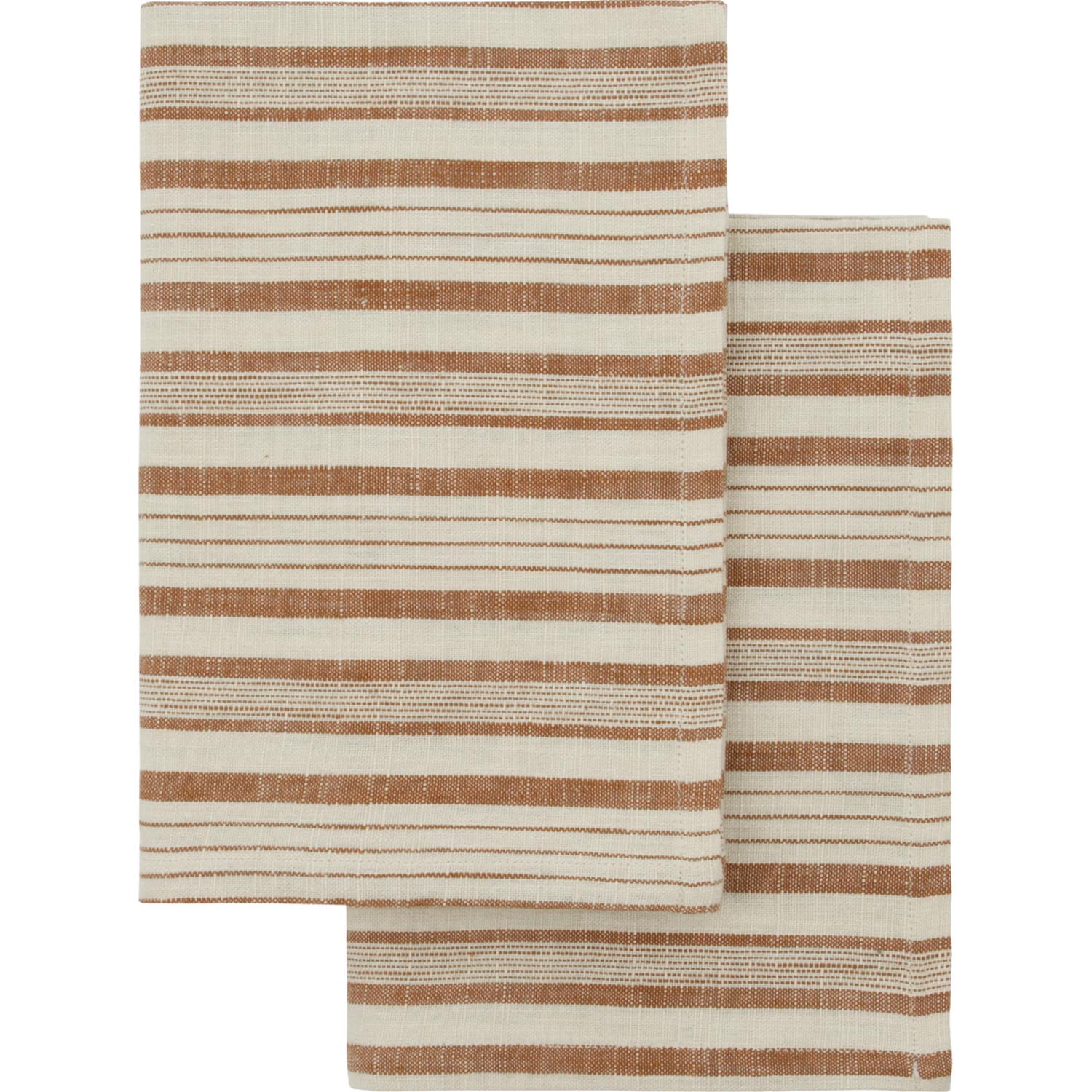 Stilvolle, saugfähige Geschirrhandtücher aus 100% Baumwolle in Terrakotta von Meraki, Oeko-Tex zertifiziert.