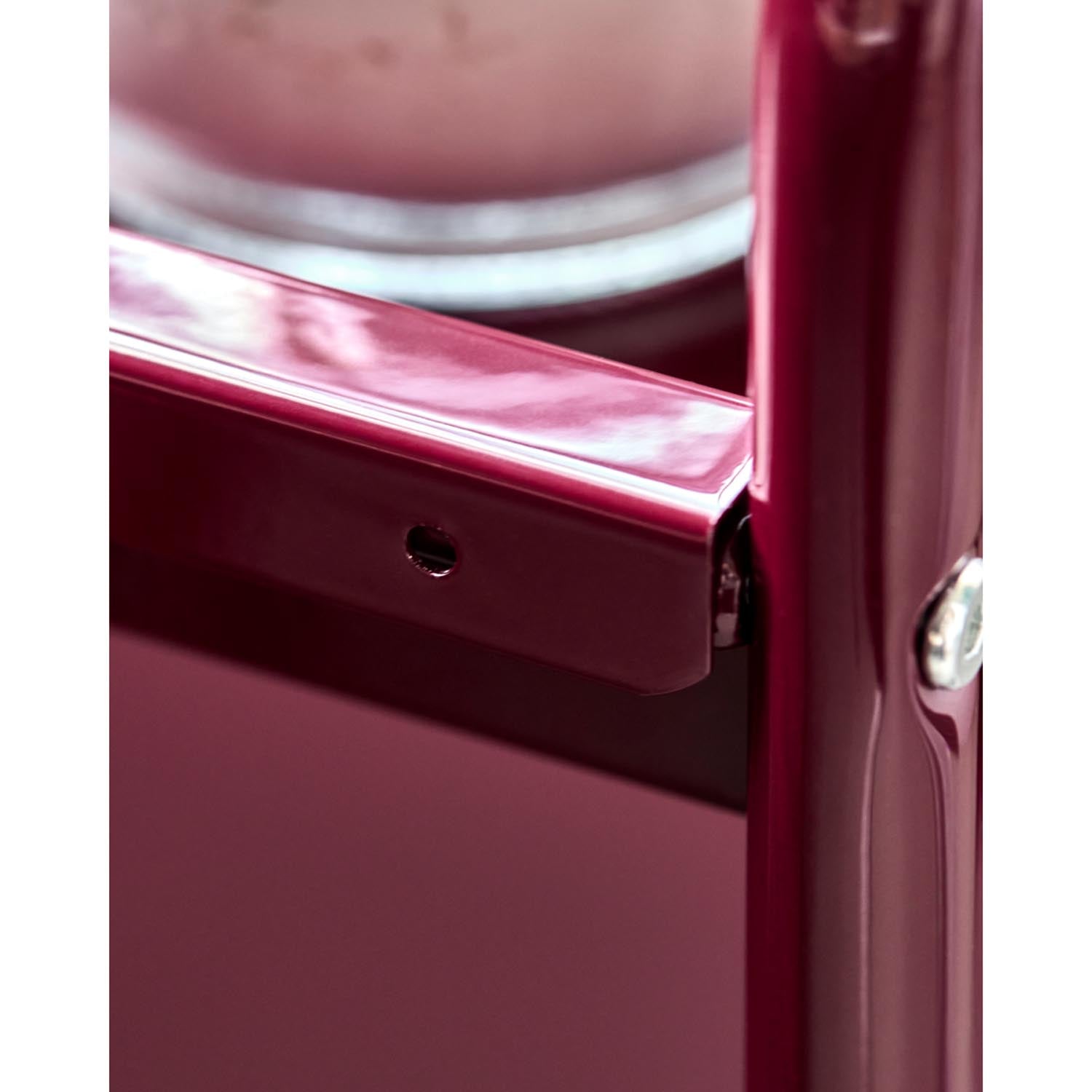 Stilvoller Trolley HDRoll in Bordeaux von House Doctor, perfekt für elegante Aufbewahrung und Präsentation in Ihrem Zuhause.