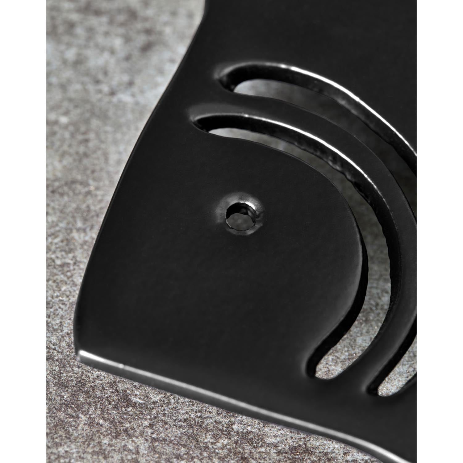 Stilvoller schwarzer Untersetzer HDViro von House Doctor, perfekt für Tischschutz und elegante Dekoration.