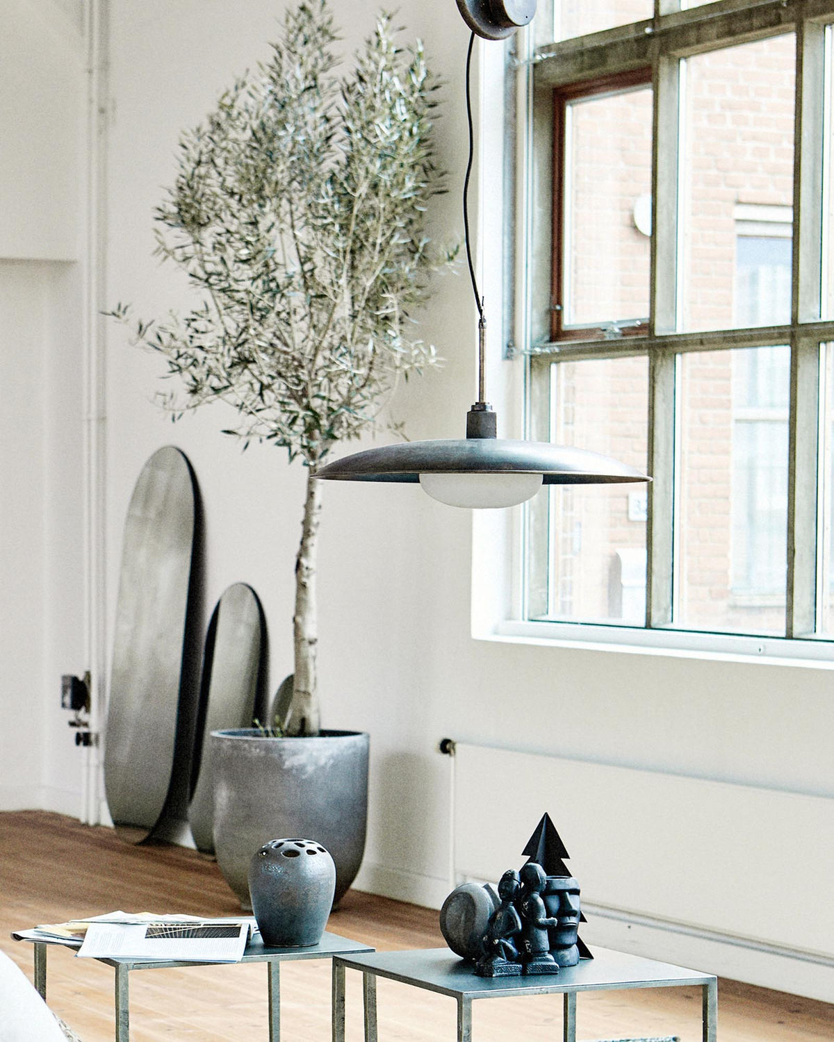 Lampe, Boston in Antikes braun präsentiert im Onlineshop von KAQTU Design AG. Pendelleuchte ist von House Doctor