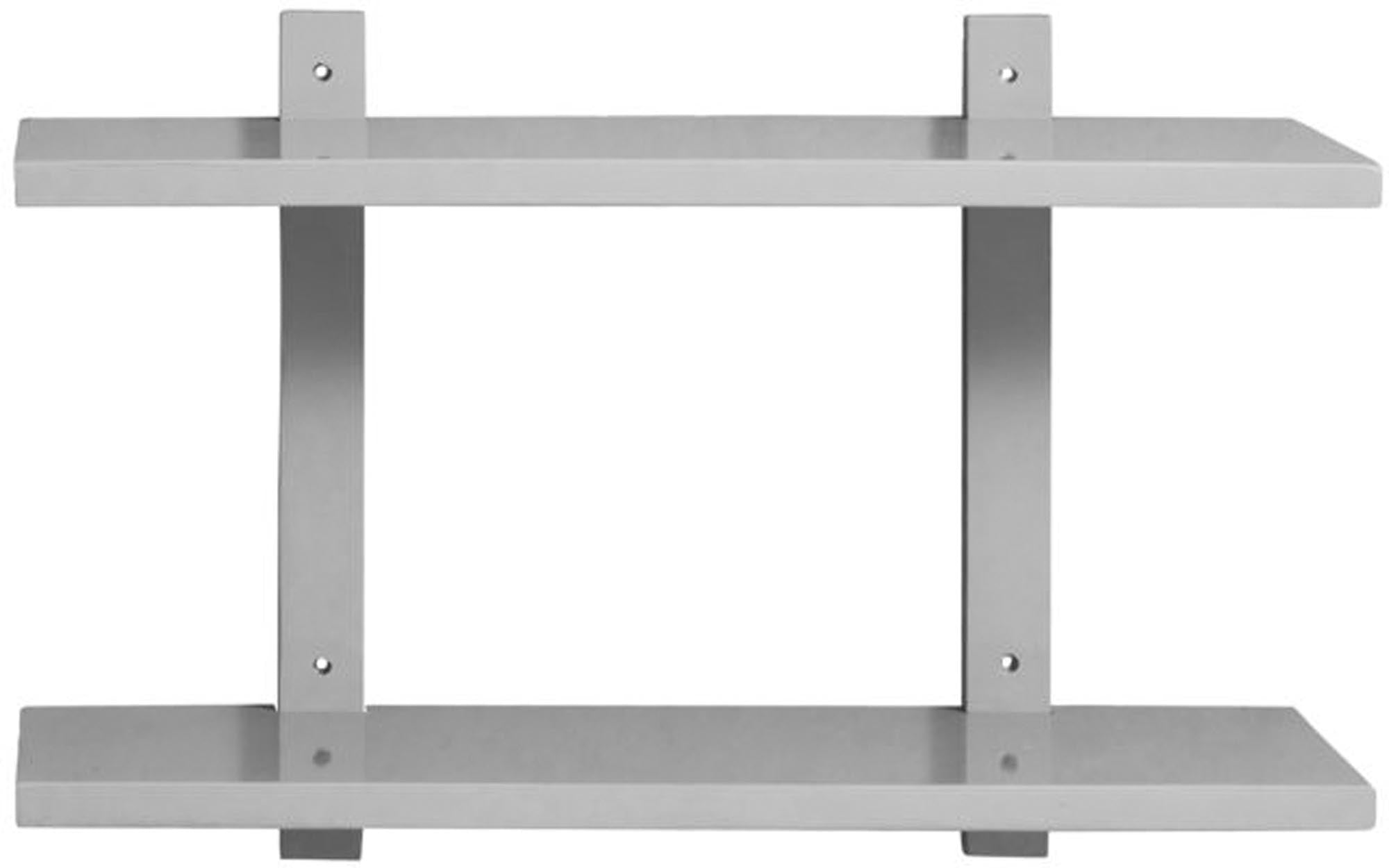 Das Wandregal Sheo von House Doctor: Elegantes Akazienholz, rustikales Design, vielseitig einsetzbar, ideal für stilvolle Aufbewahrung.