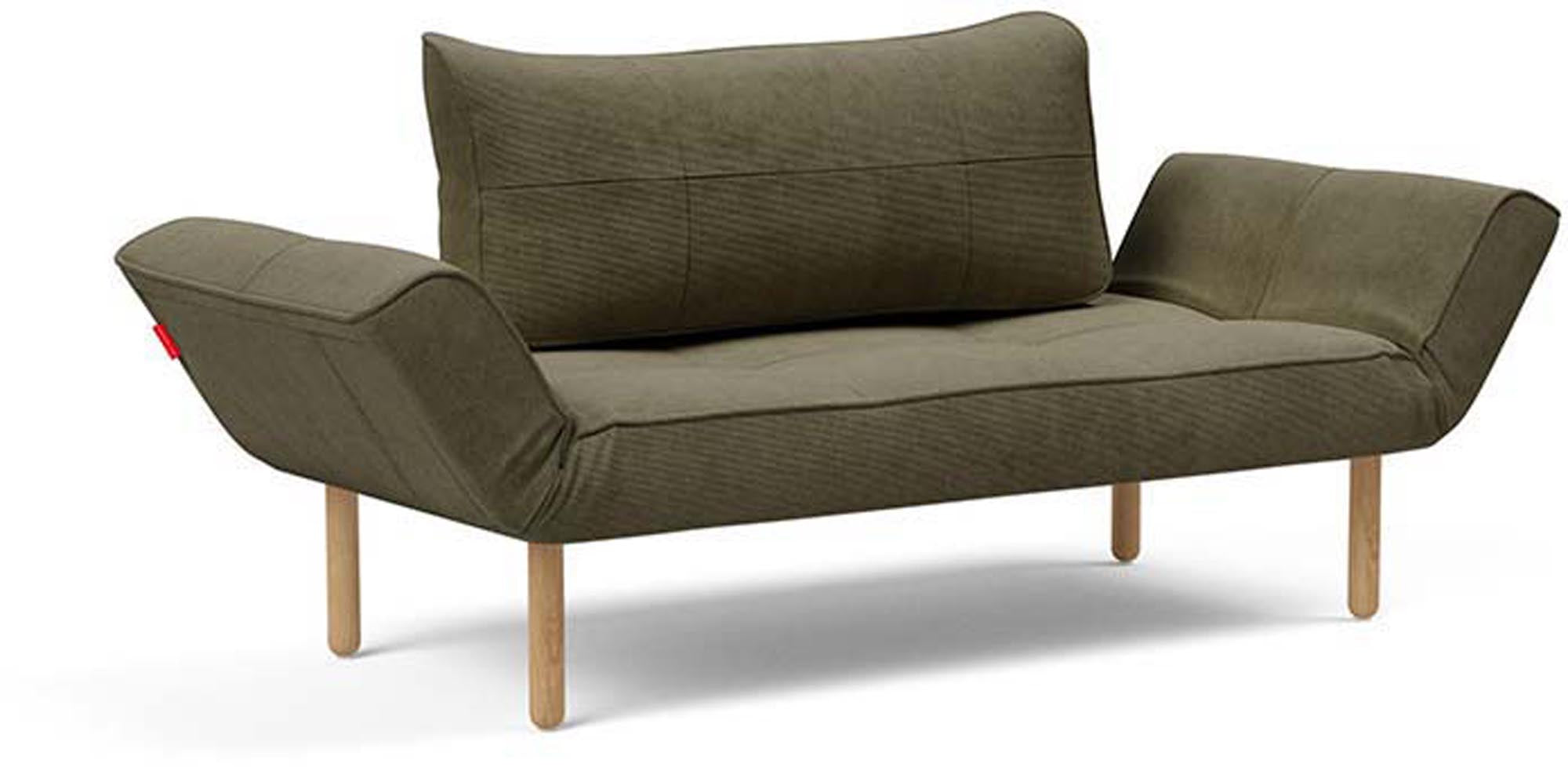 Erleben Sie das Zeal Klappsofa 70 Stem von Innovation Living – modern, funktional und ideal für kleine Räume und spontane Übernachtungen.