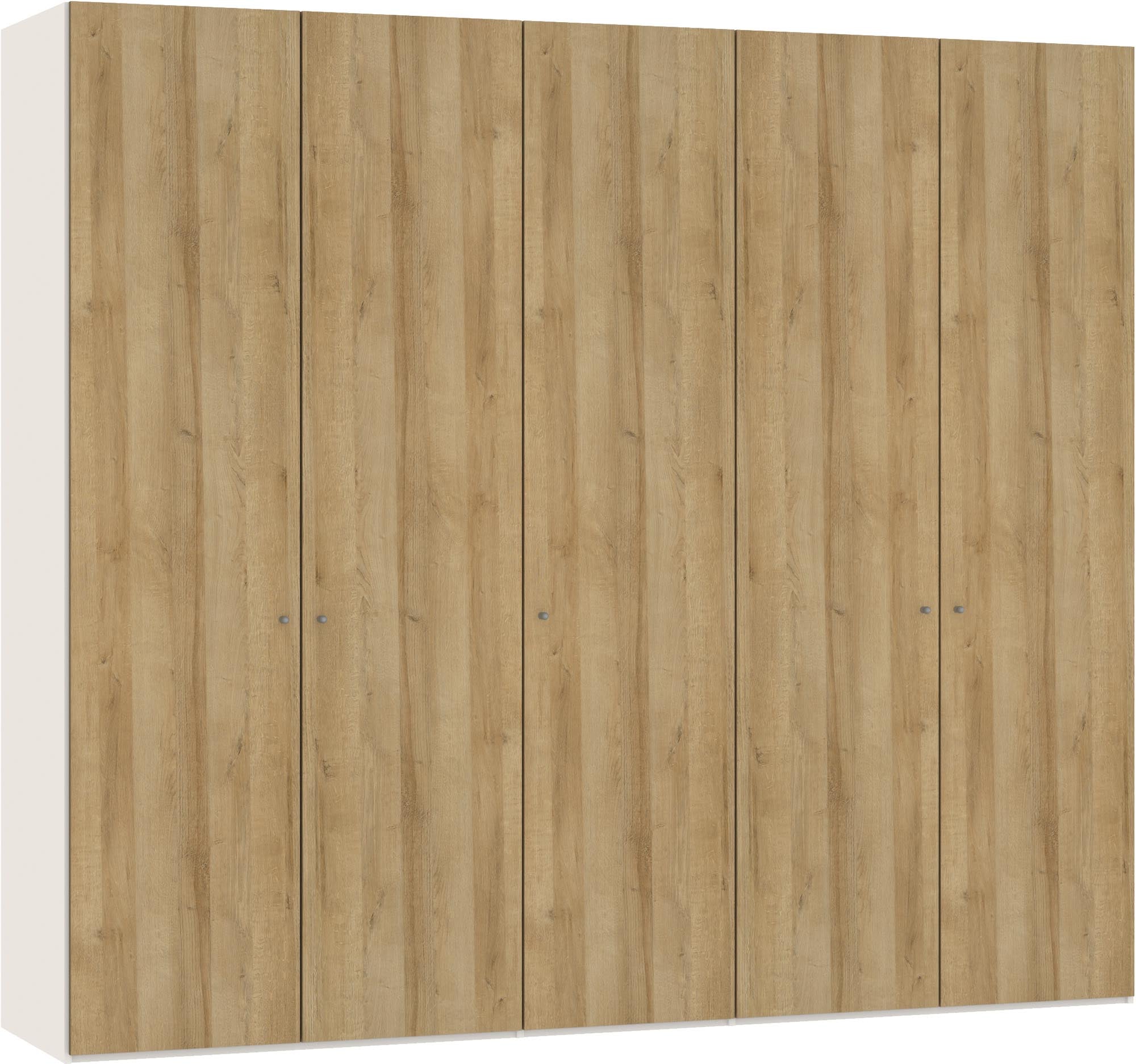 Stilvoller Jutzler Drehtürenschrank 5-türig in Eiche-Design.