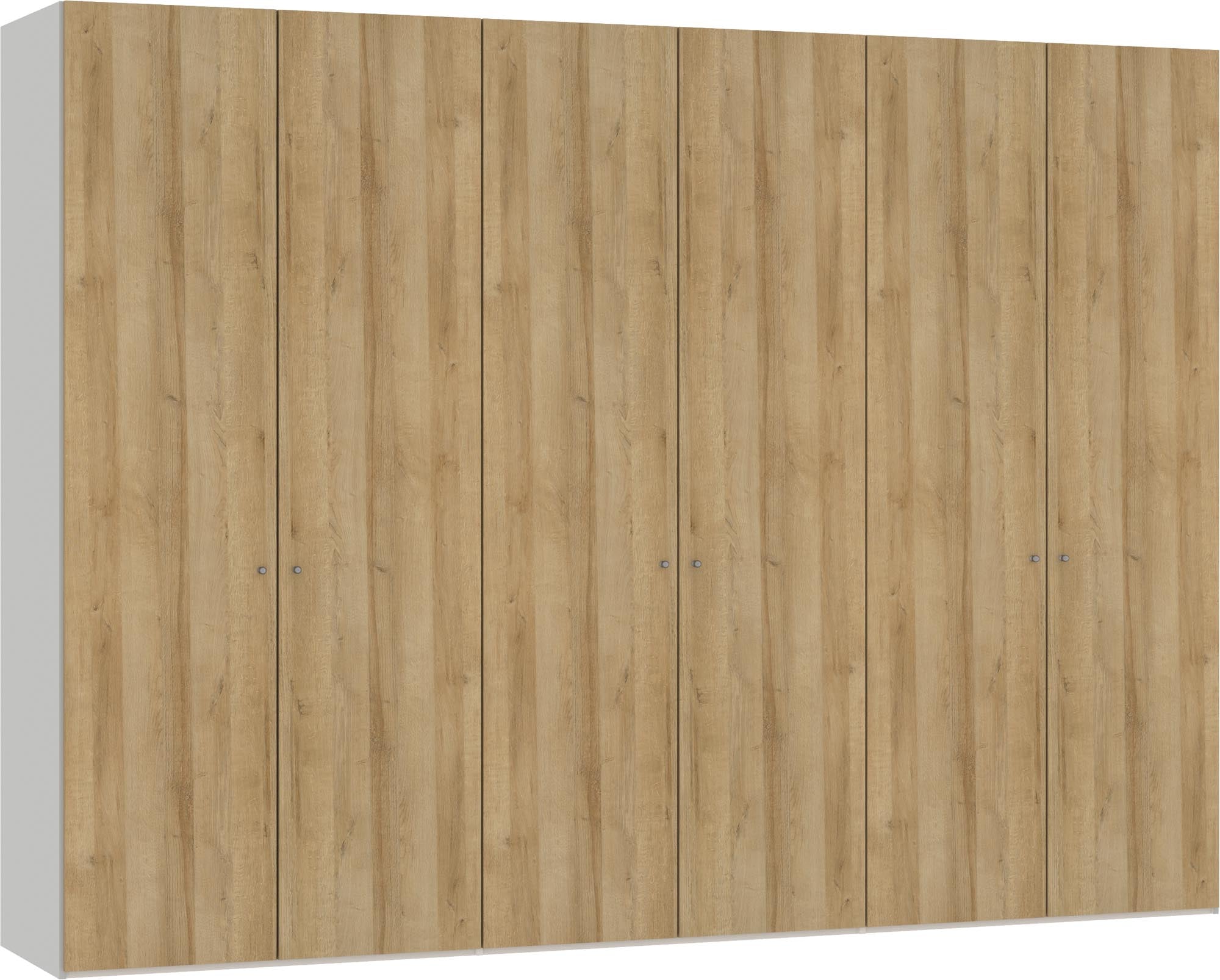 Geräumiger Jutzler Eiche-Schrank mit 6 Türen und praktischem Zubehör.