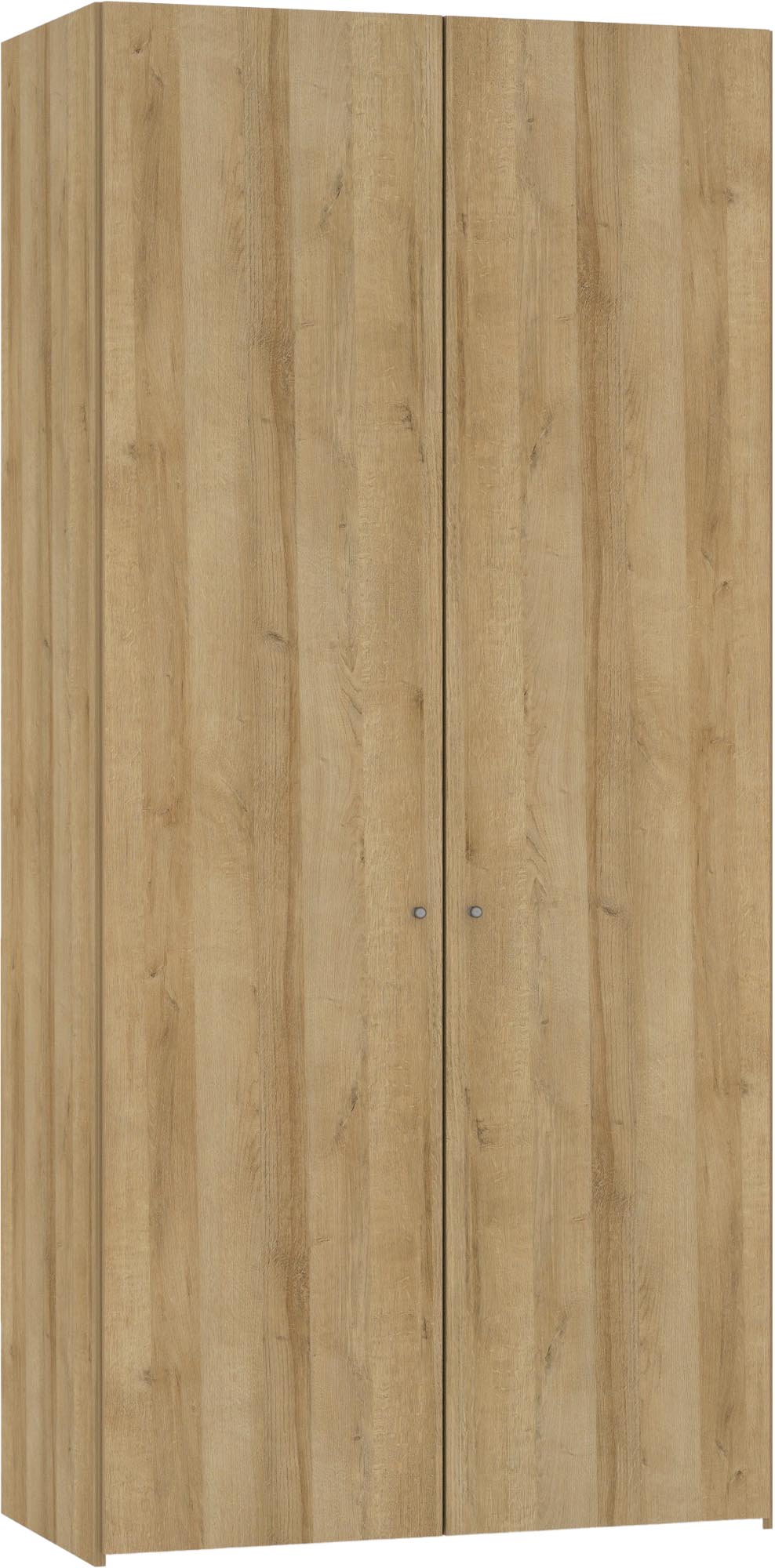 Stilvoller Jutzler Eiche-Schrank mit 2 Türen und vielseitigem Zubehör.