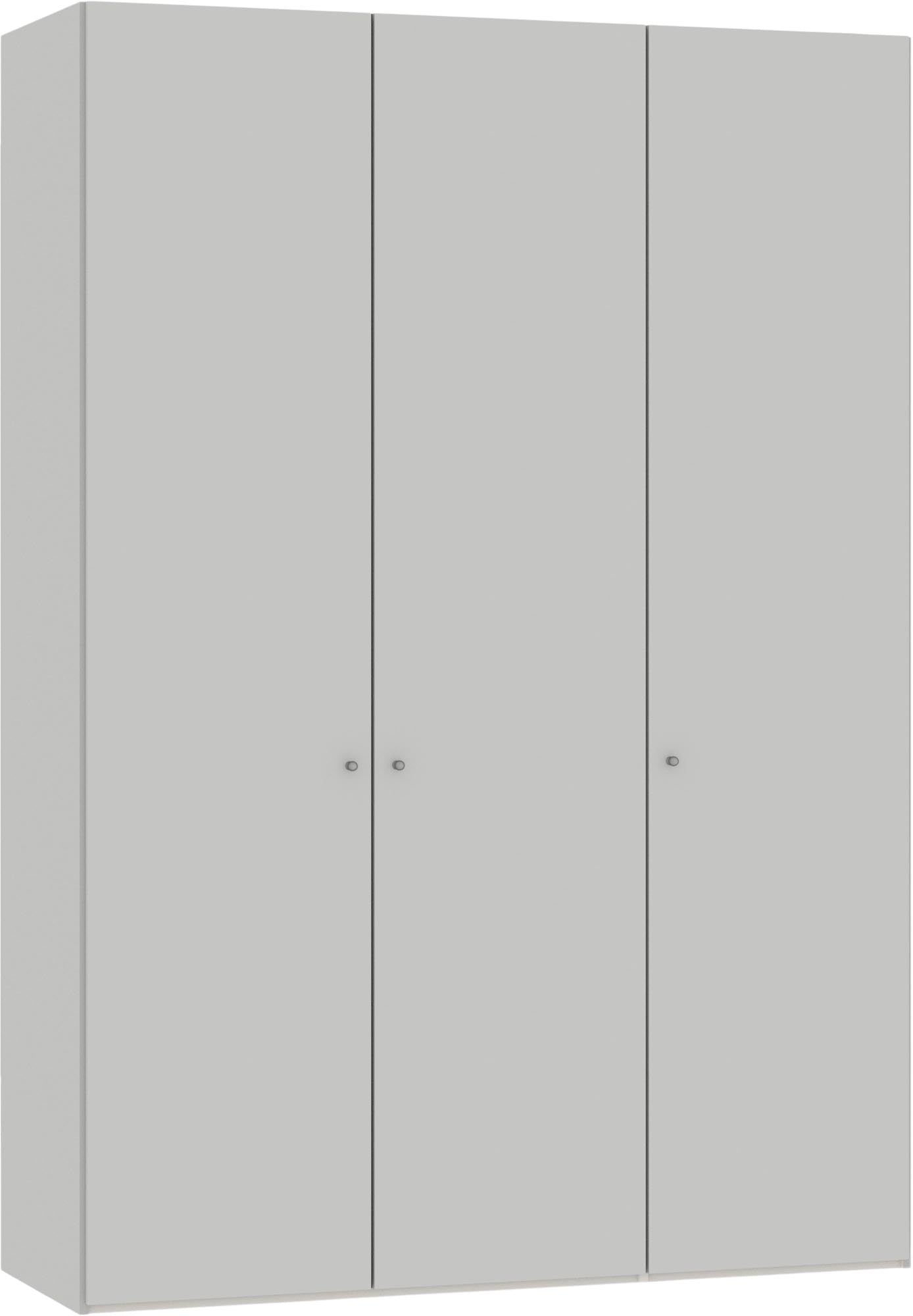 Jutzler Drehtürenschrank 3-türig: Praktisch, hellgrau, zeitlos.