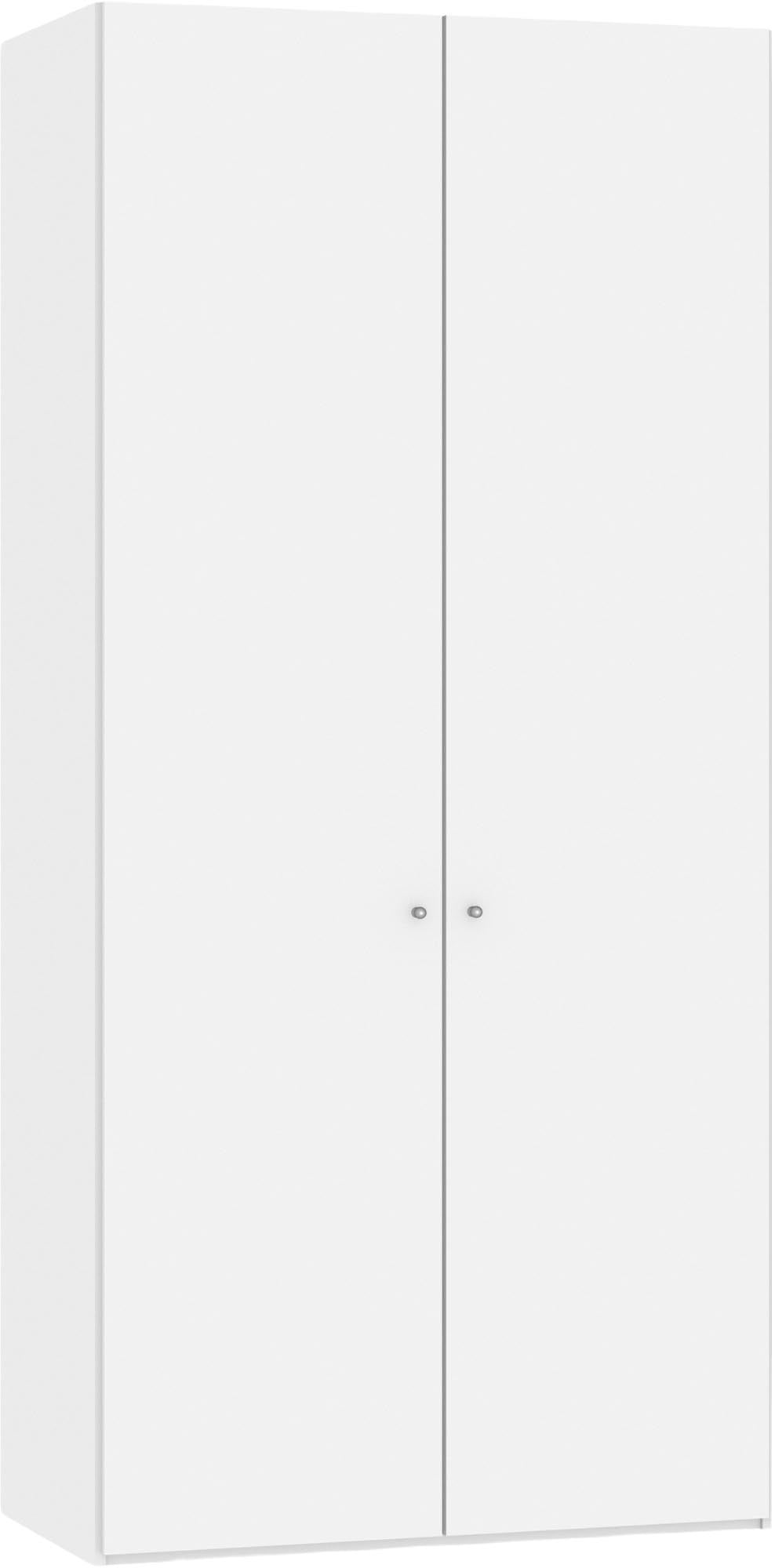 Stilvoller 2-türiger Drehtürenschrank in Premiumweiss von Jutzler.