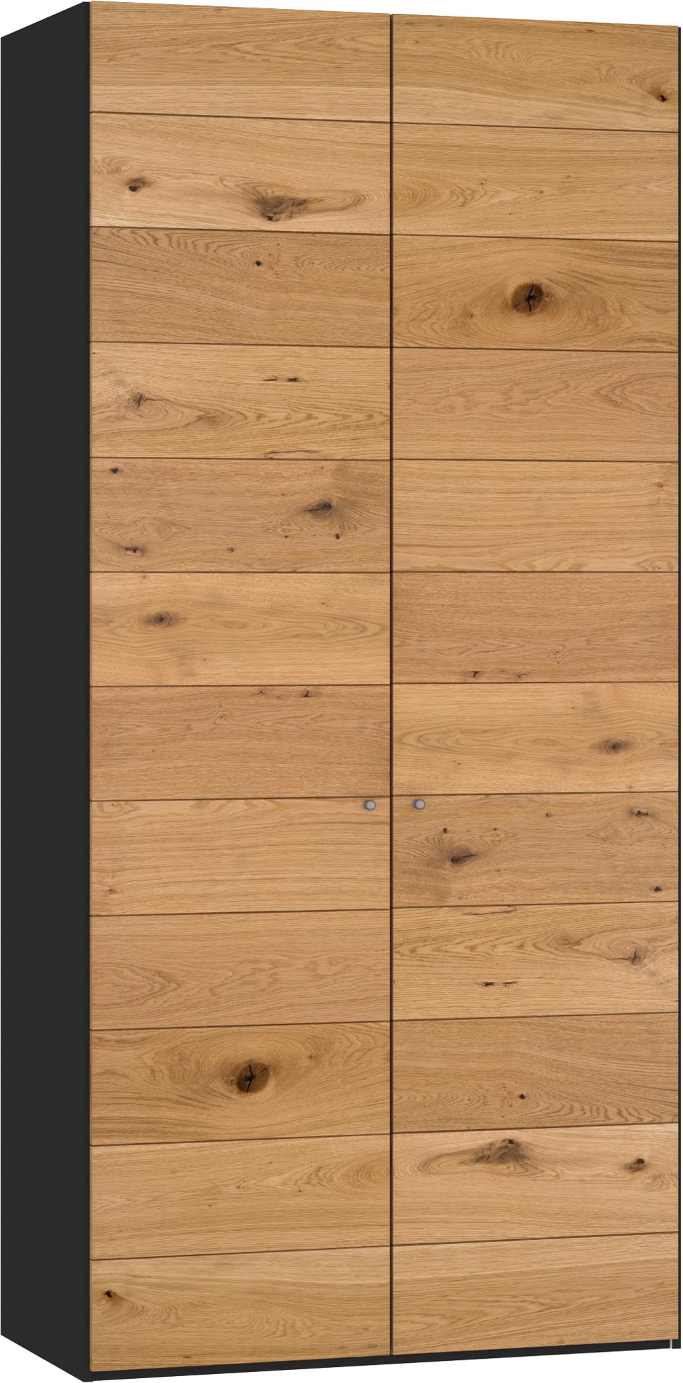 Entdecken Sie den eleganten 2-türigen Drehtürenschrank in Premiumweiß von Jutzler. Ideal für stilvolle Aufbewahrung mit praktischem Zubehör.