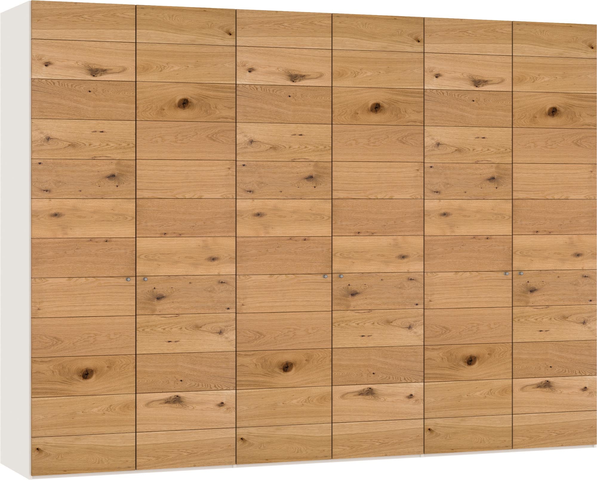 Eleganter 6-türiger Drehtürenschrank aus Wildeiche von Jutzler, bietet viel Stauraum und passt perfekt in jedes Schlafzimmer.